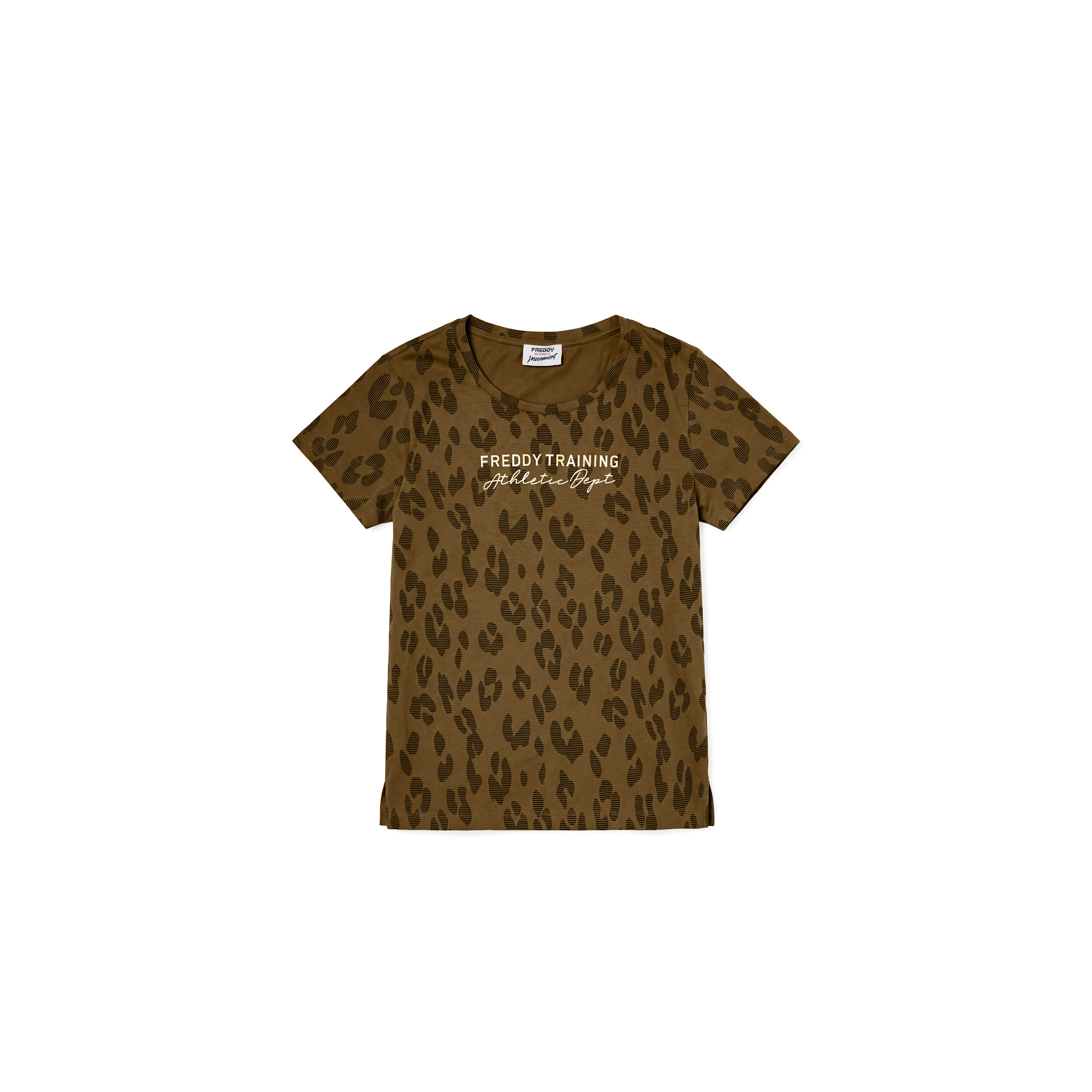 T-shirt Donna Regular Stampa Leopardata