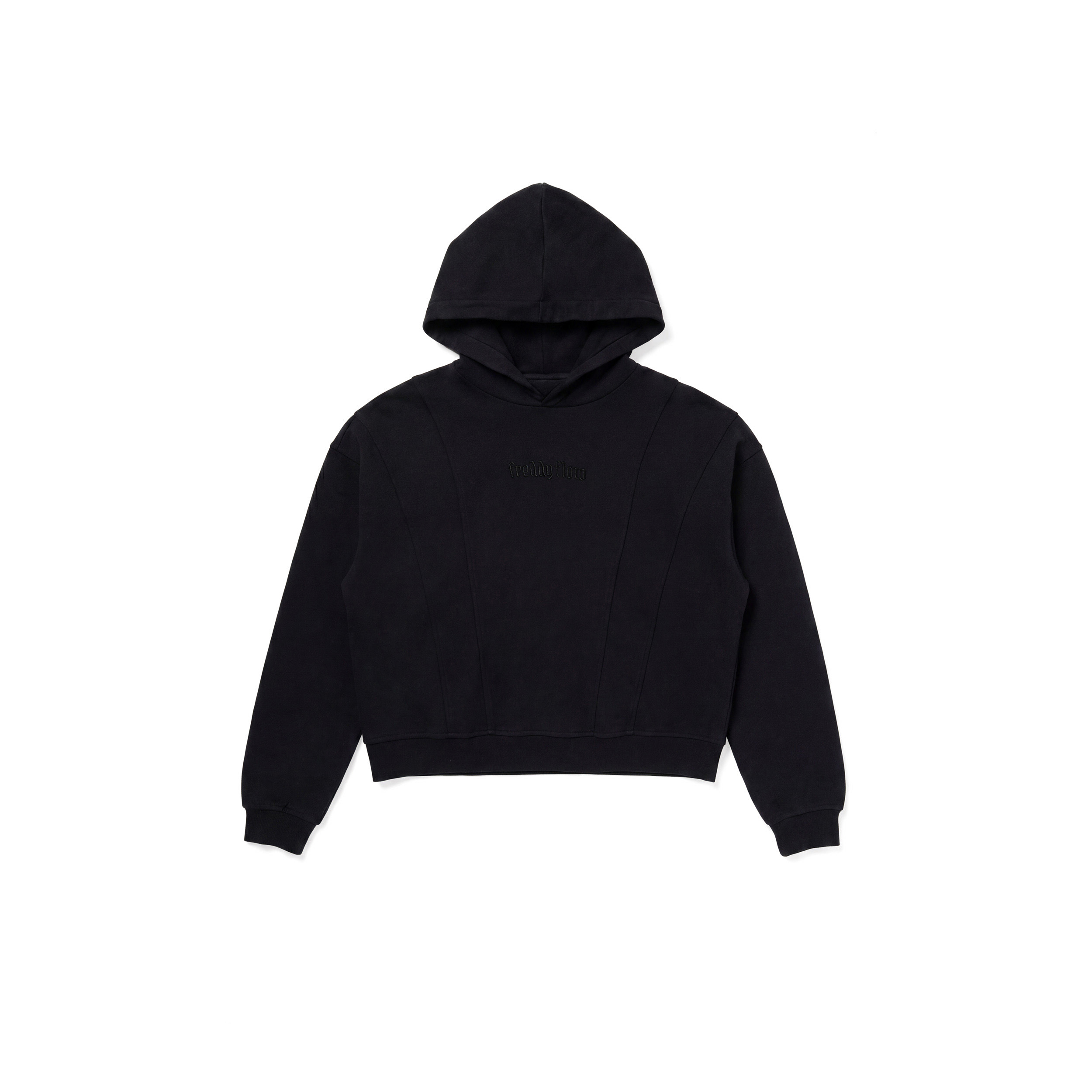 Felpa Cropped Oversize Donna con Cappuccio Delavé