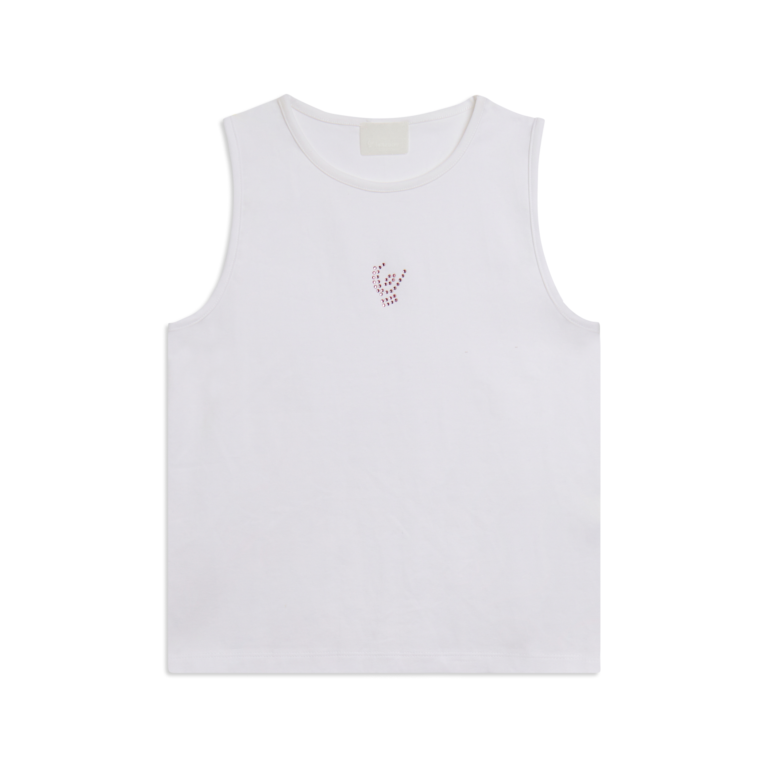 Canotta regular in jersey da bambina e ragazza