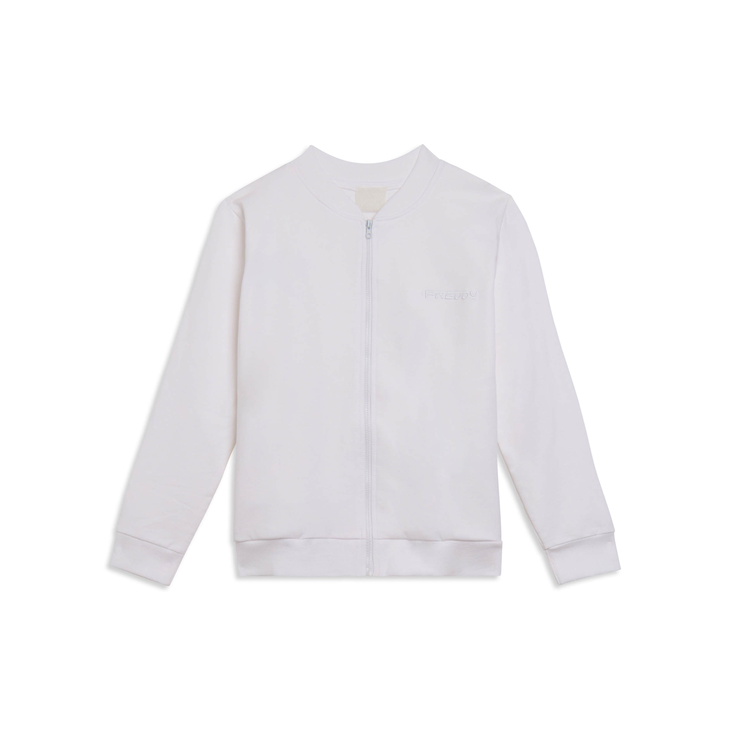 Felpa stile bomber con zip da bambina e ragazza