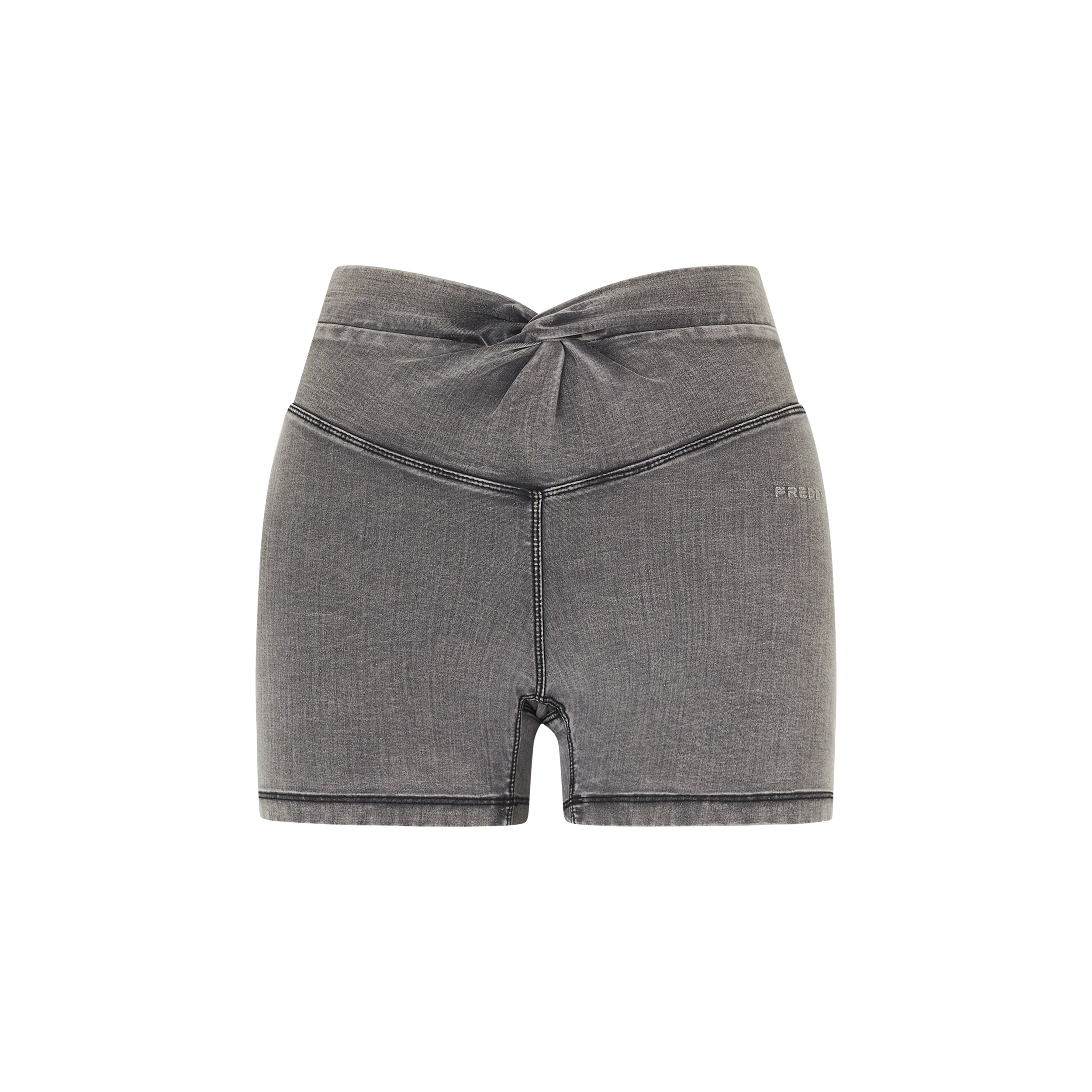 Jeggings N.O.W. short skinny a vita alta in tencel denim