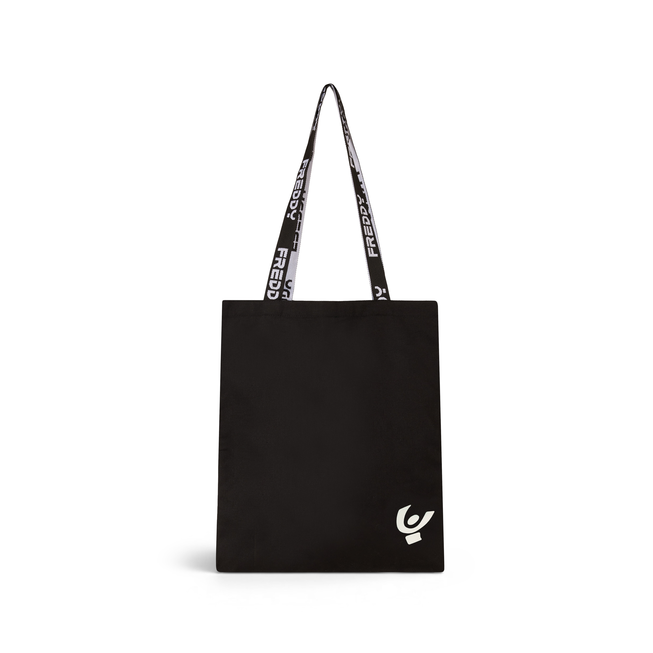 Borsa Shopper da Donna in Tela con Loghi a Contrasto
