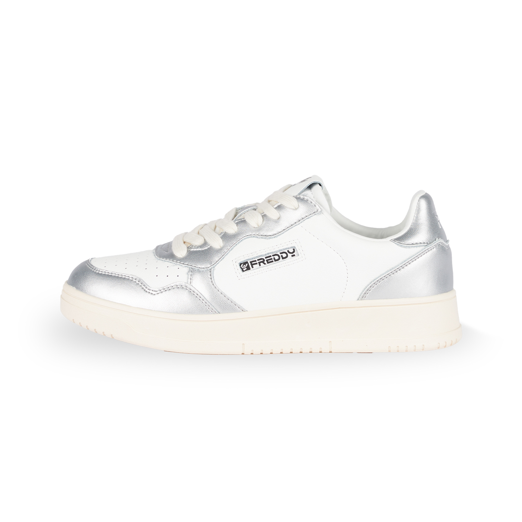 Sneakers in pelle stile basket