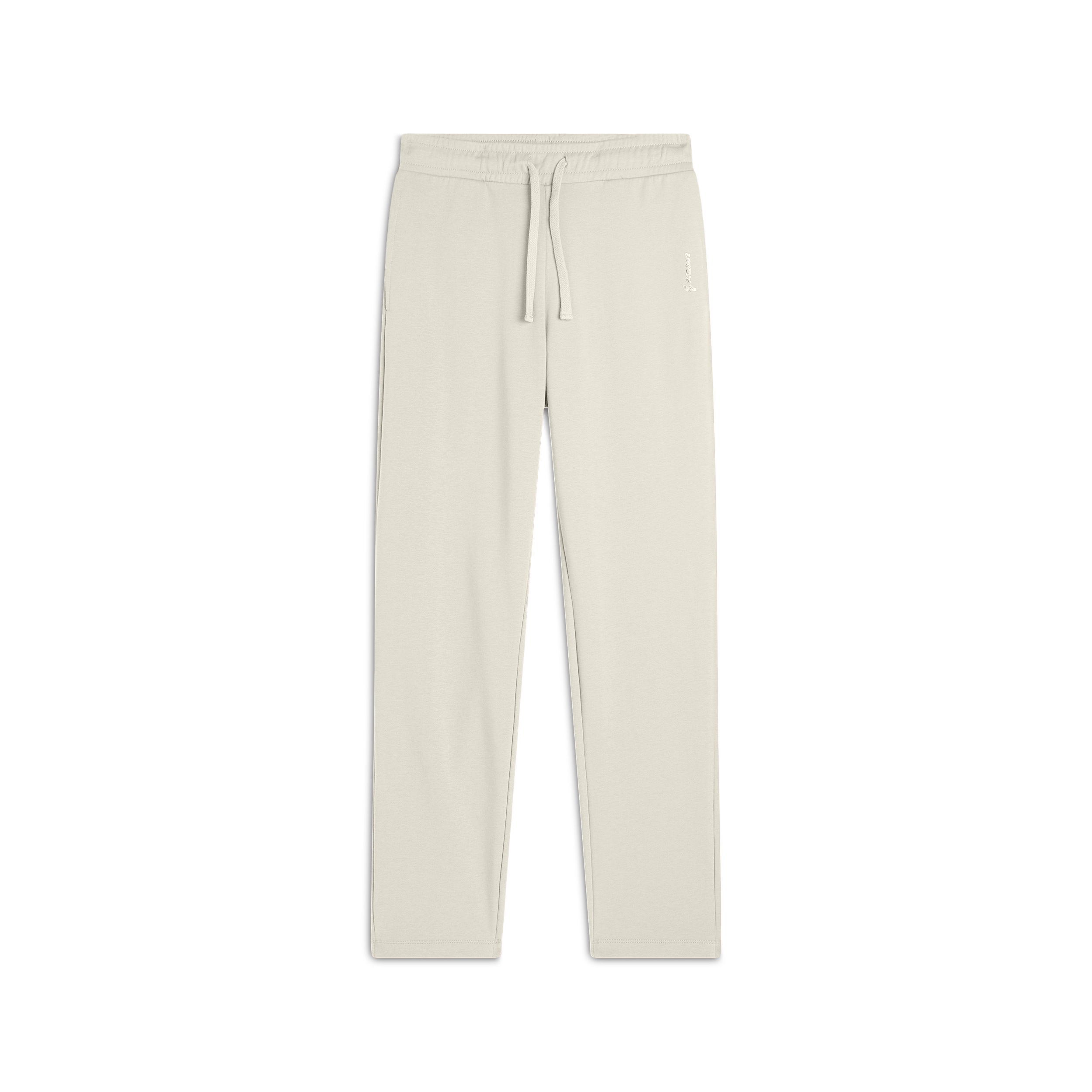 Jogger regular fit in french terry con logo laterale