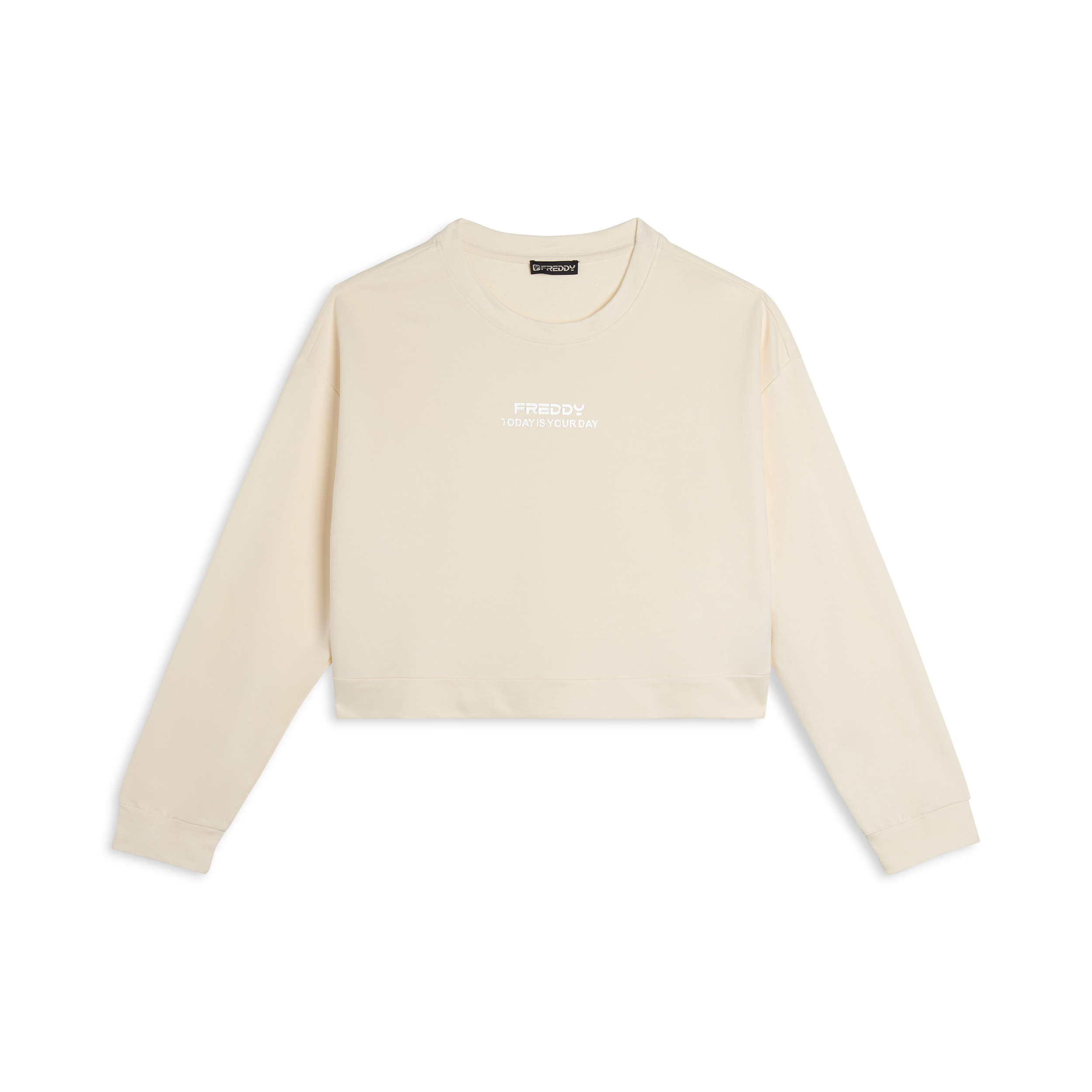 FREDDY Sudadera comfort fit corta con gráfico frontal - Imagen 4 de 18