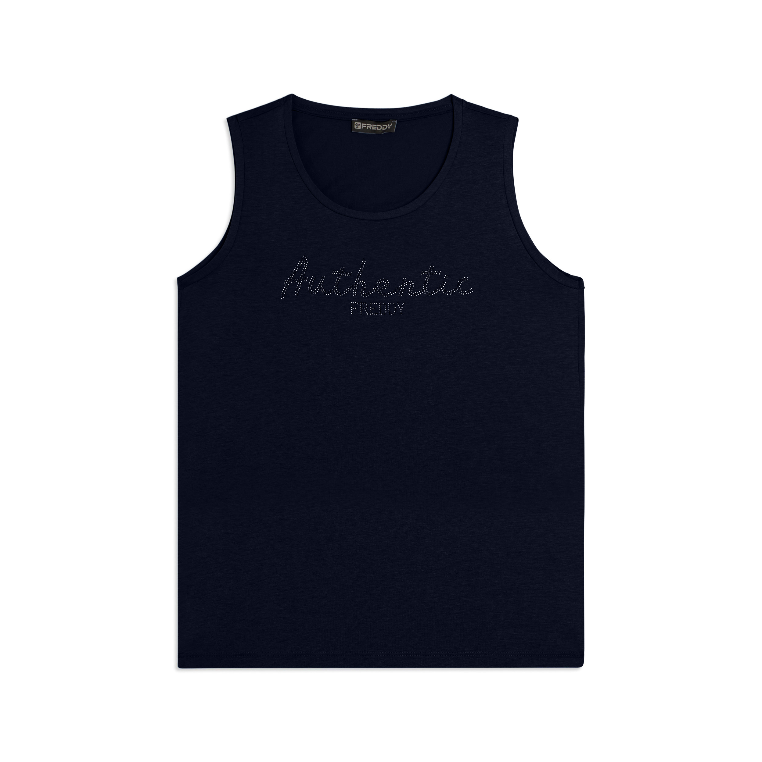 Canotta "Authentic" con logo FREDDY in strass