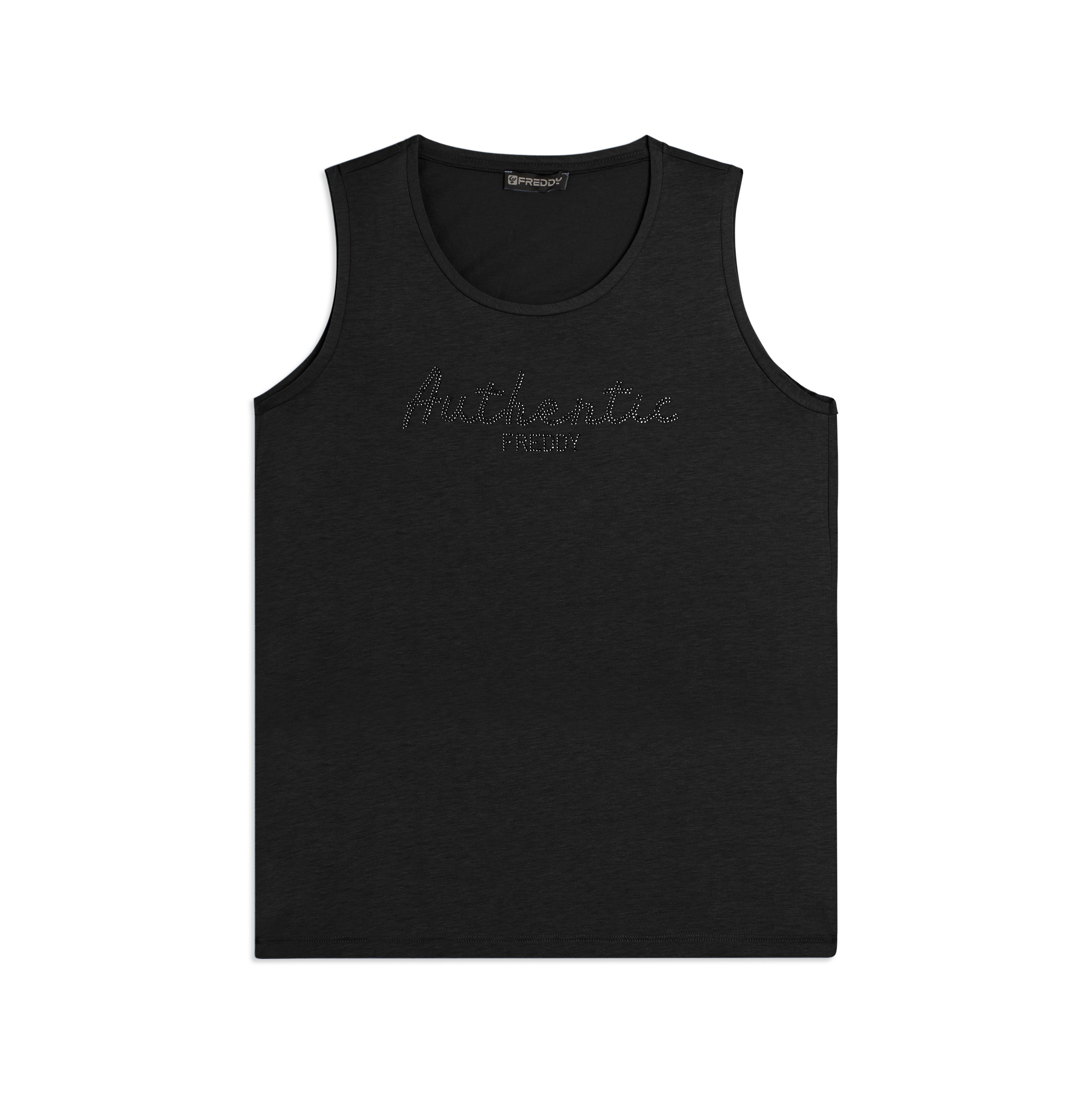 Canotta "Authentic" con logo FREDDY in strass