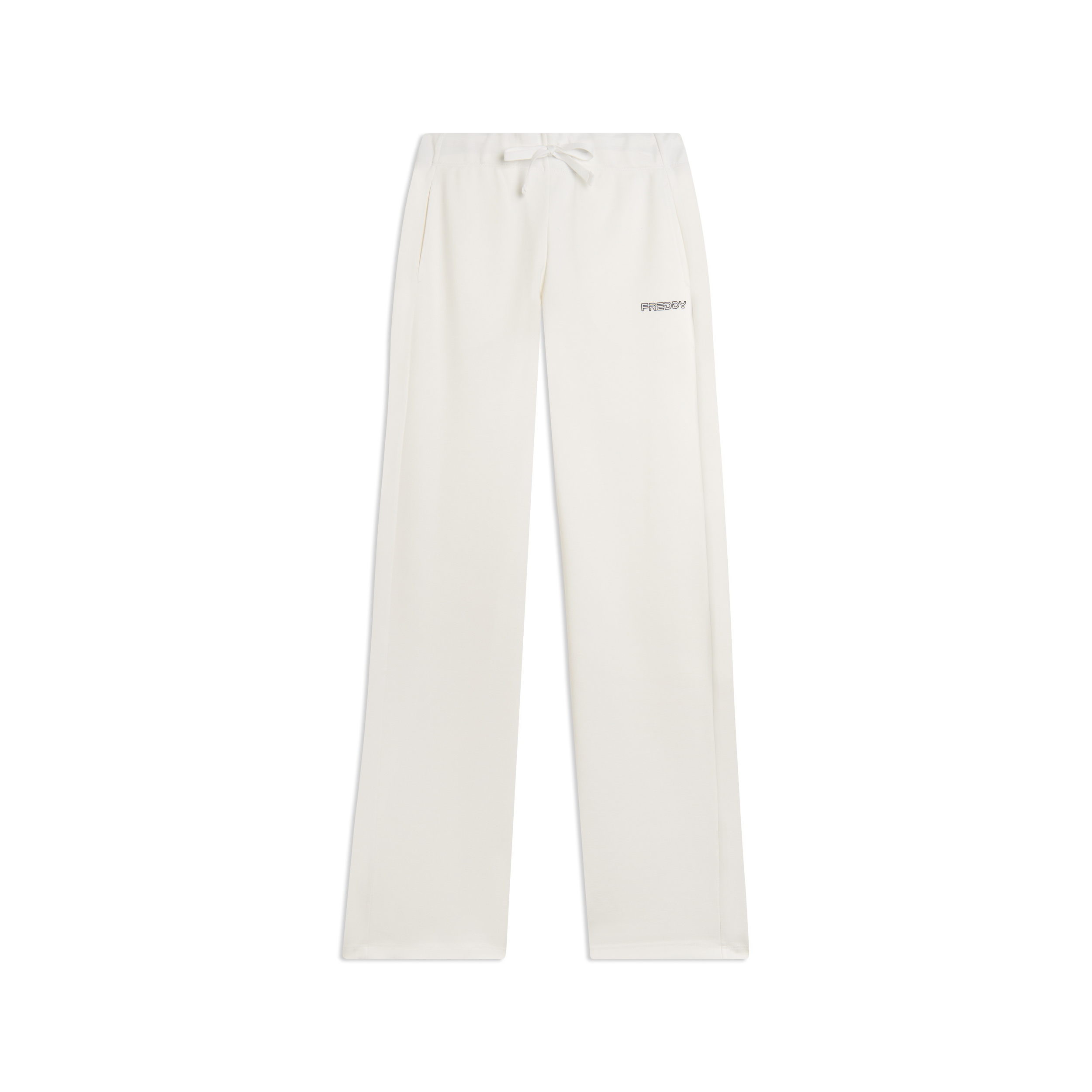 Pantaloni Sportivi Wide Leg con Lunghezza Full