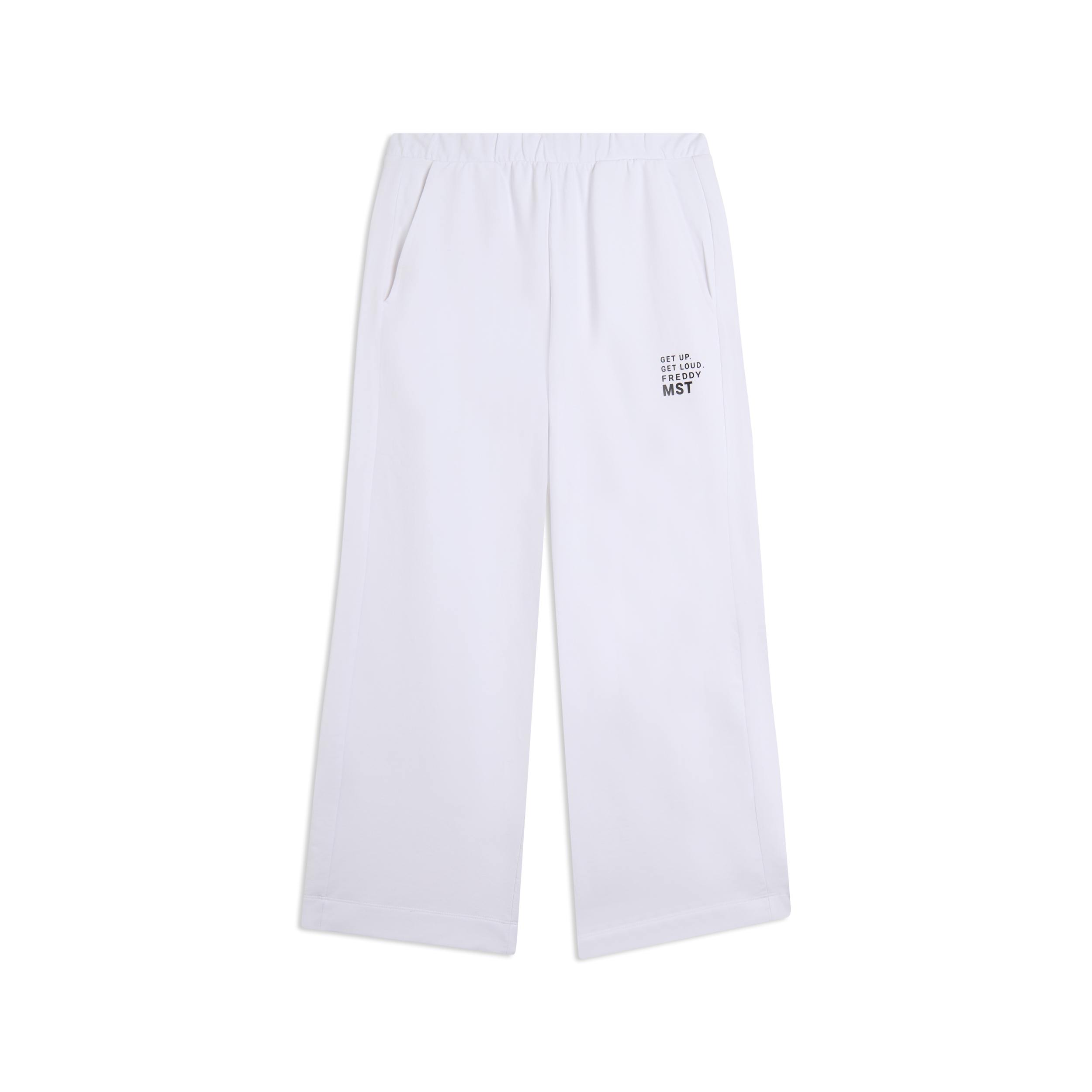 Pantaloni sportivi wide leg cropped con grafica FREDDY MST