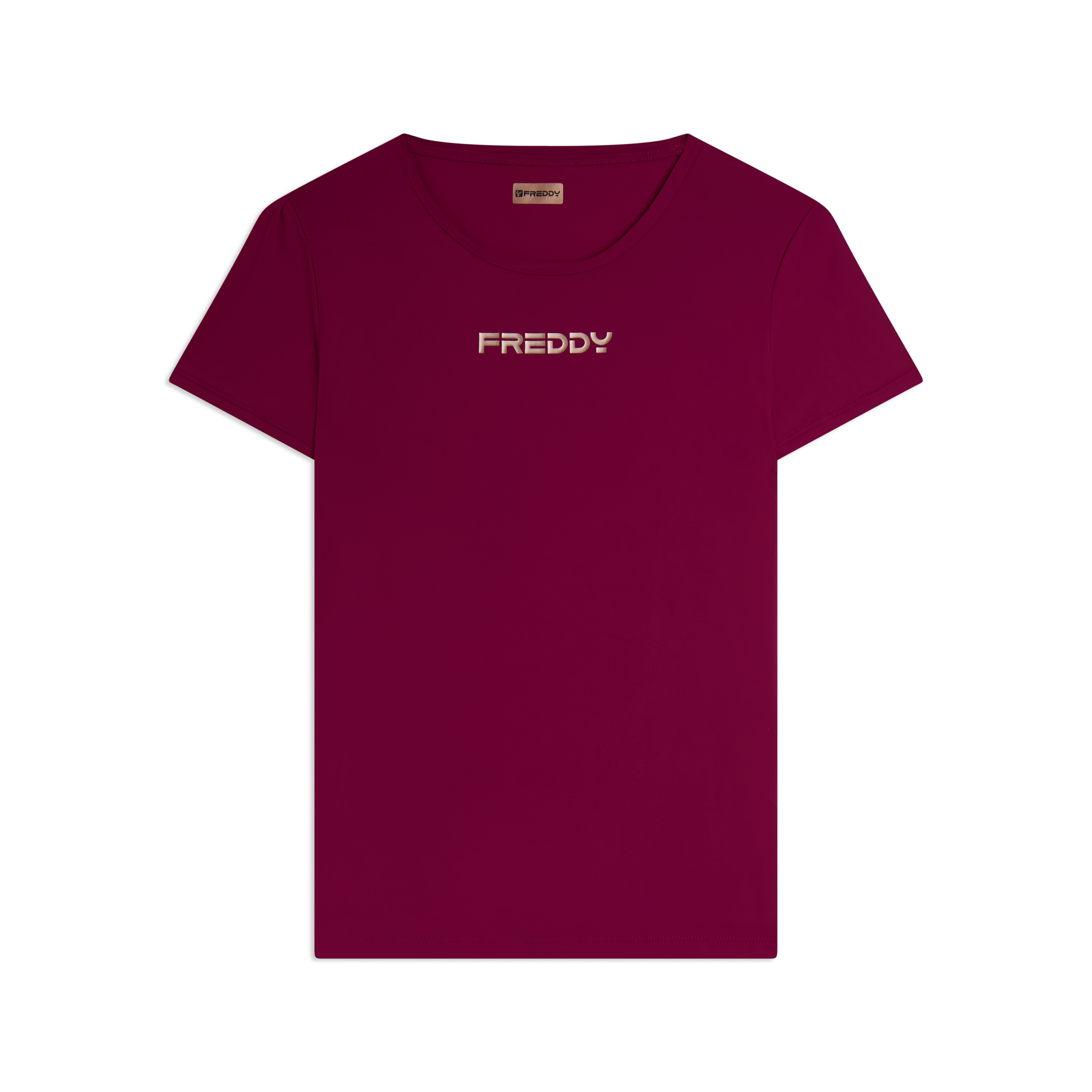 T-shirt regular in tessuto tecnico leggero