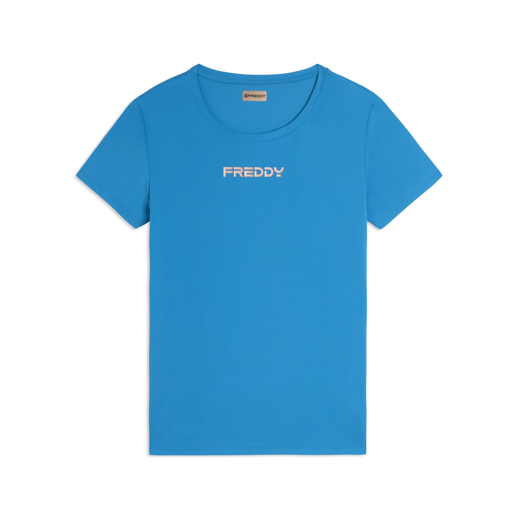 T-shirt regular in tessuto tecnico leggero