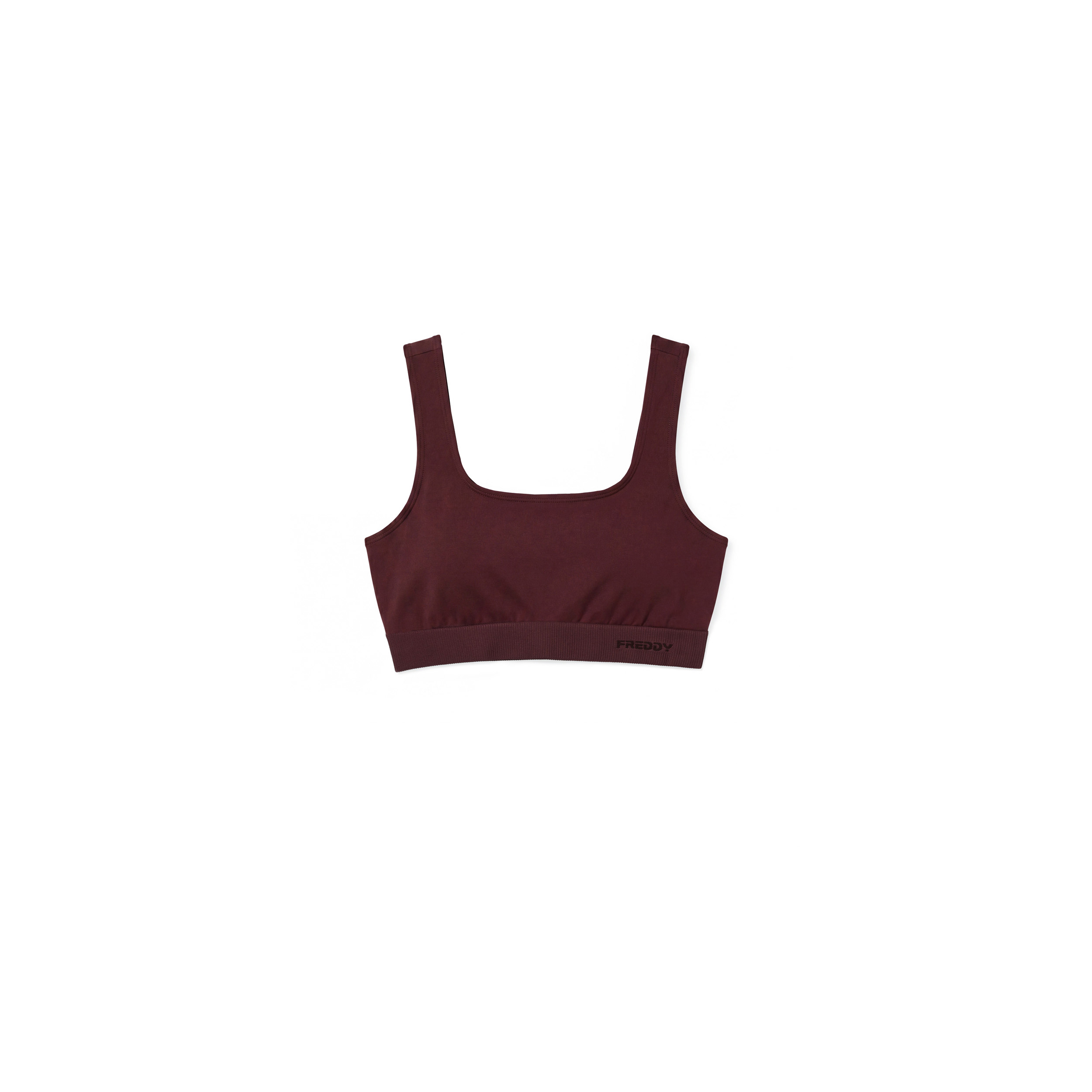 Top Sportivo Seamless con Fascia Sottoseno in costina