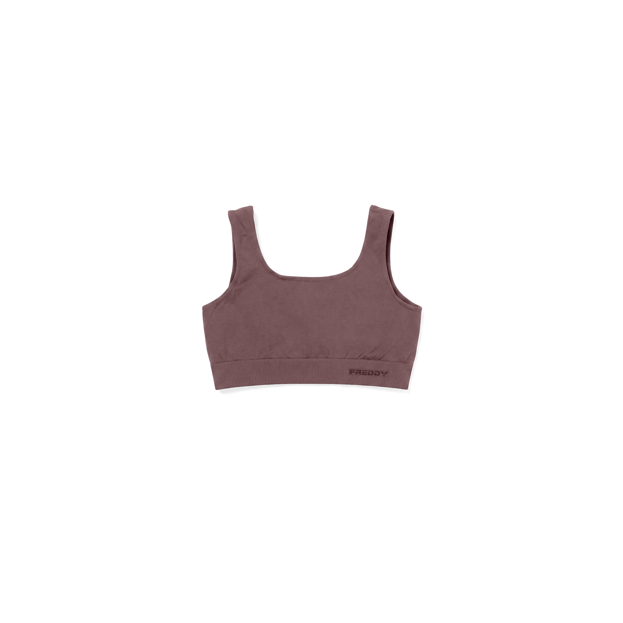 Top Sportivo Seamless con Fascia Sottoseno in costina