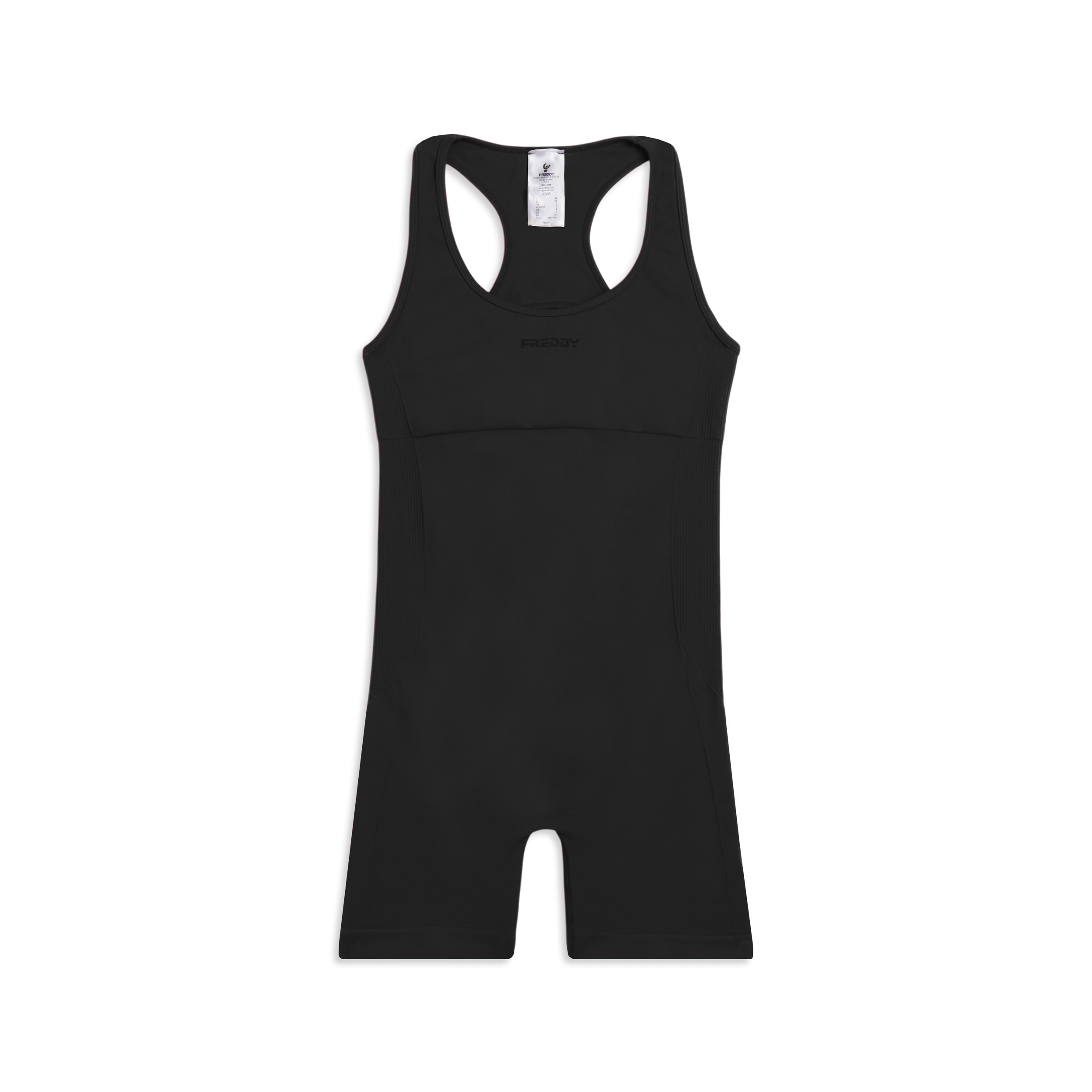 Tuta Jumpsuit Seamless Short con cut-out sulla schiena