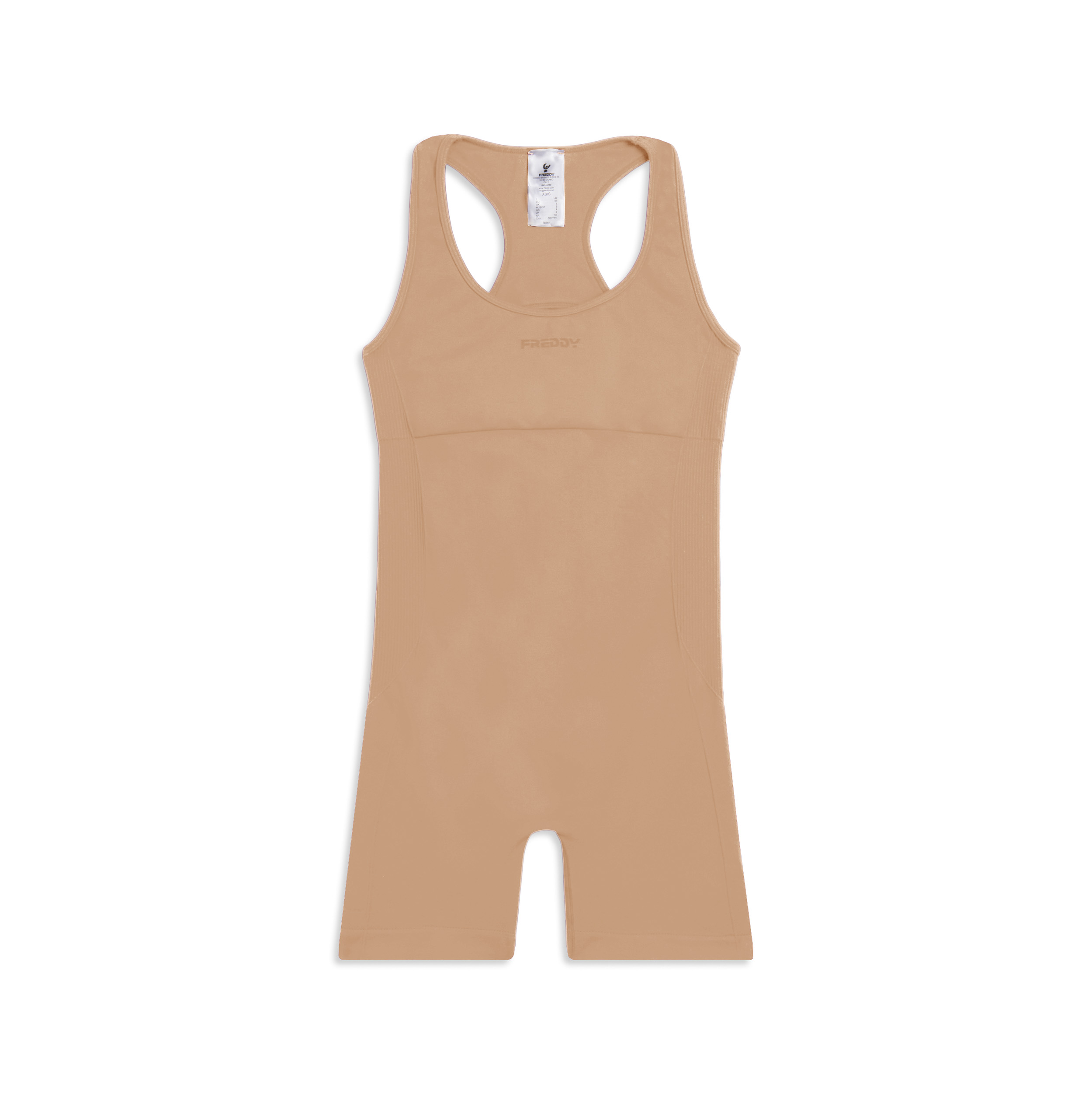 Tuta Jumpsuit Seamless Short con cut-out sulla schiena