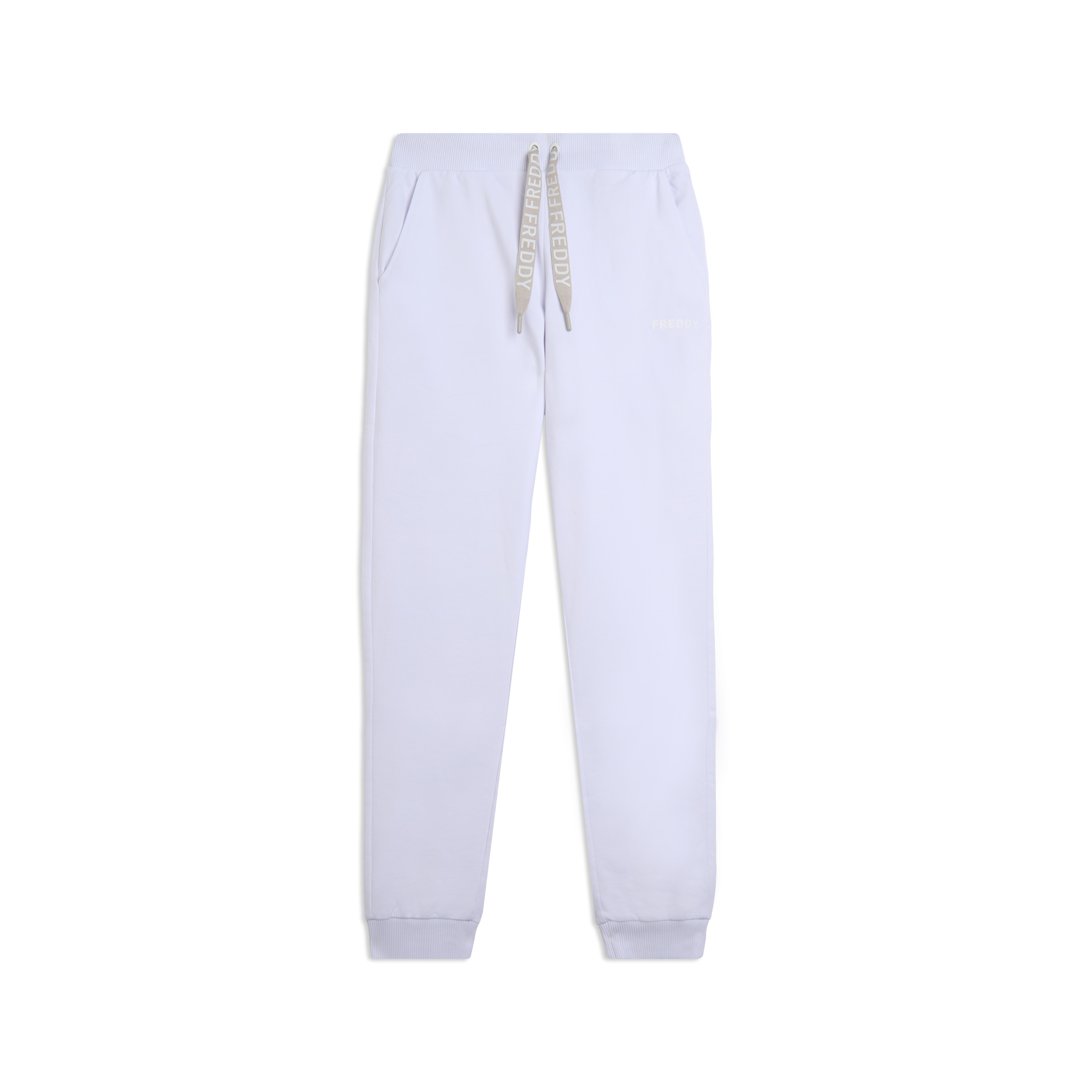 Pantaloni con Polsini in Costina e Logo FREDDY su coulisse