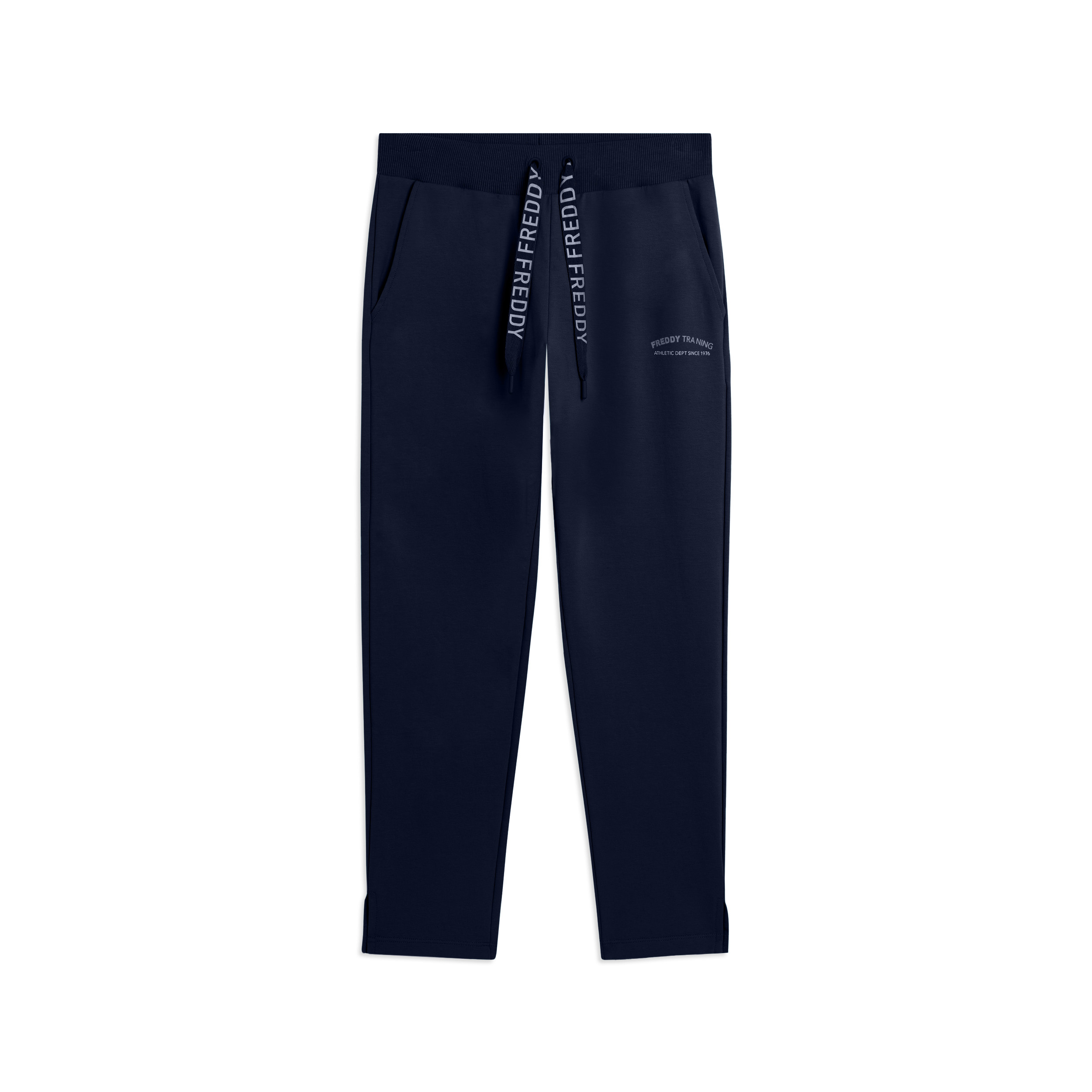 Pantaloni 7/8 con Spacchi Laterali sul fondo e Logo FREDDY