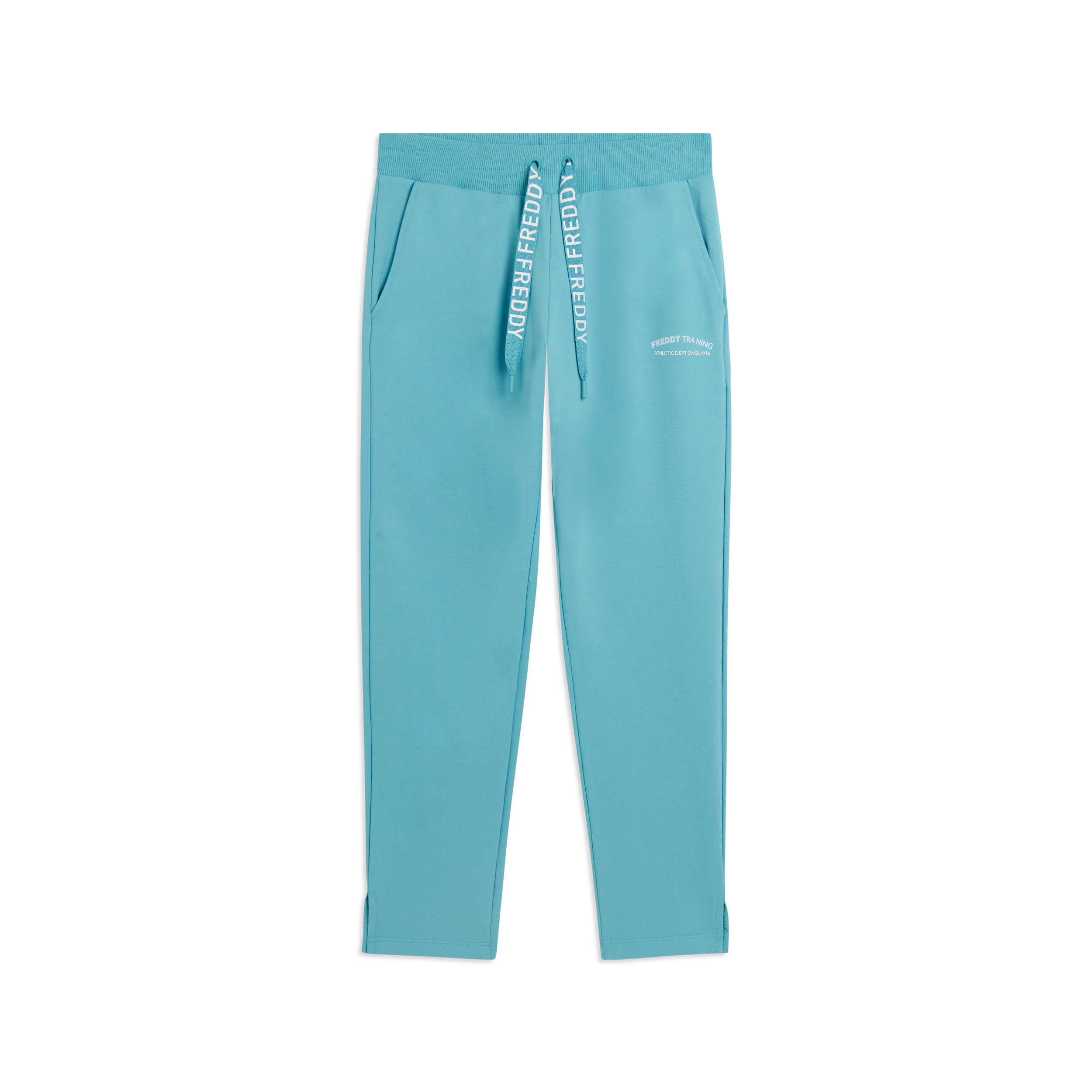 Pantaloni 7/8 con Spacchi Laterali sul fondo e Logo FREDDY