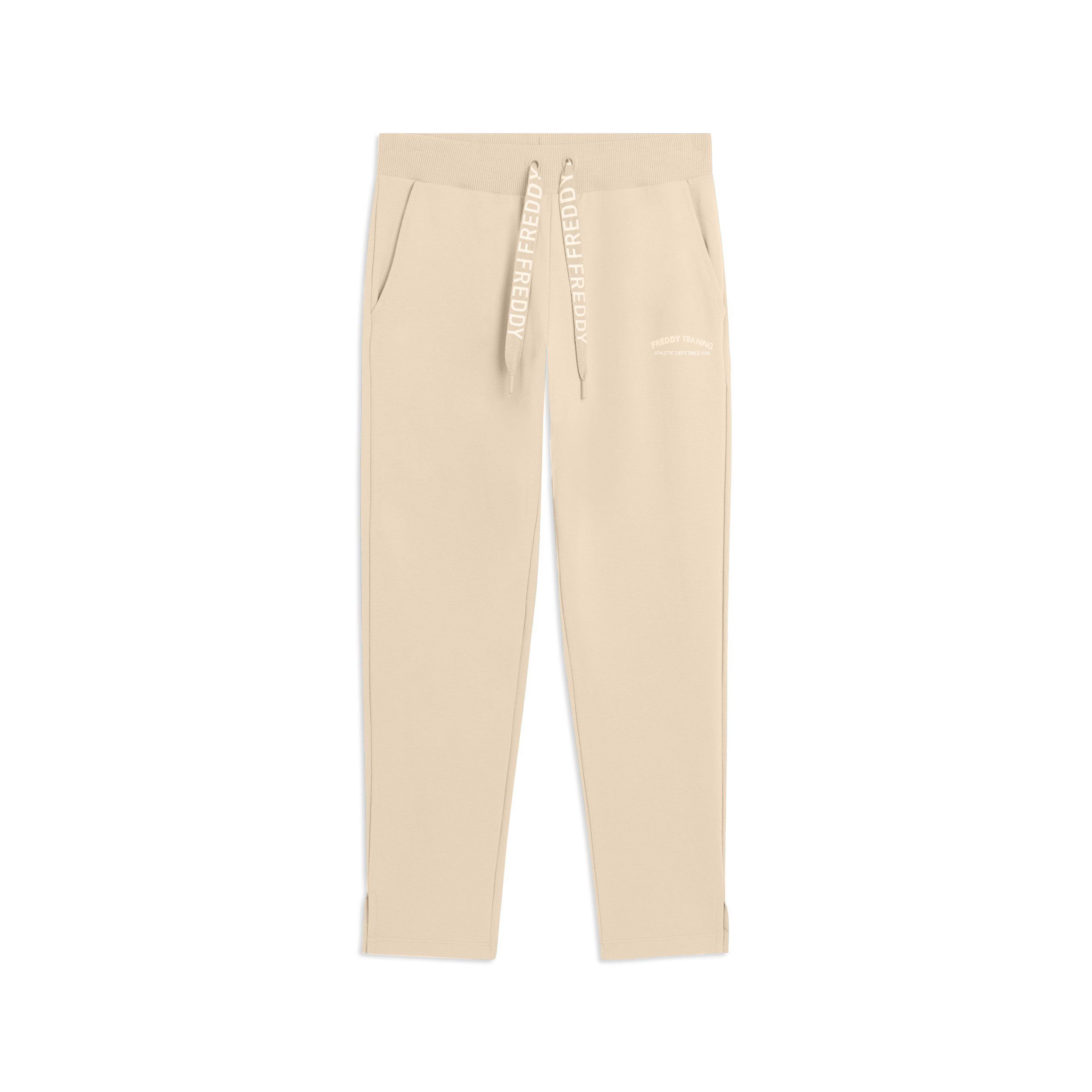 Pantaloni 7/8 con Spacchi Laterali sul fondo e Logo FREDDY
