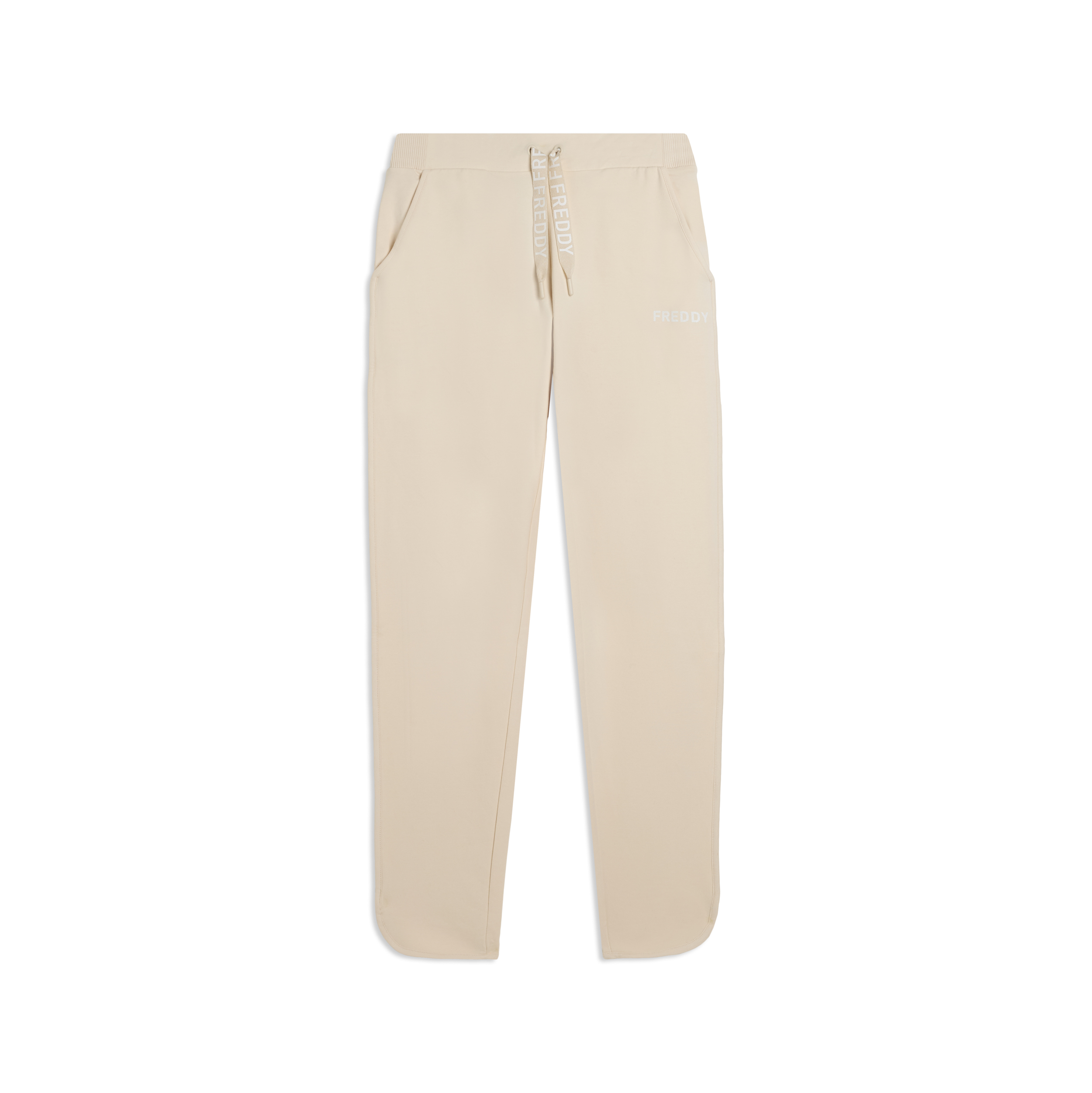 Pantaloni 7/8 con Fondo Stondato e Vita Sagomata