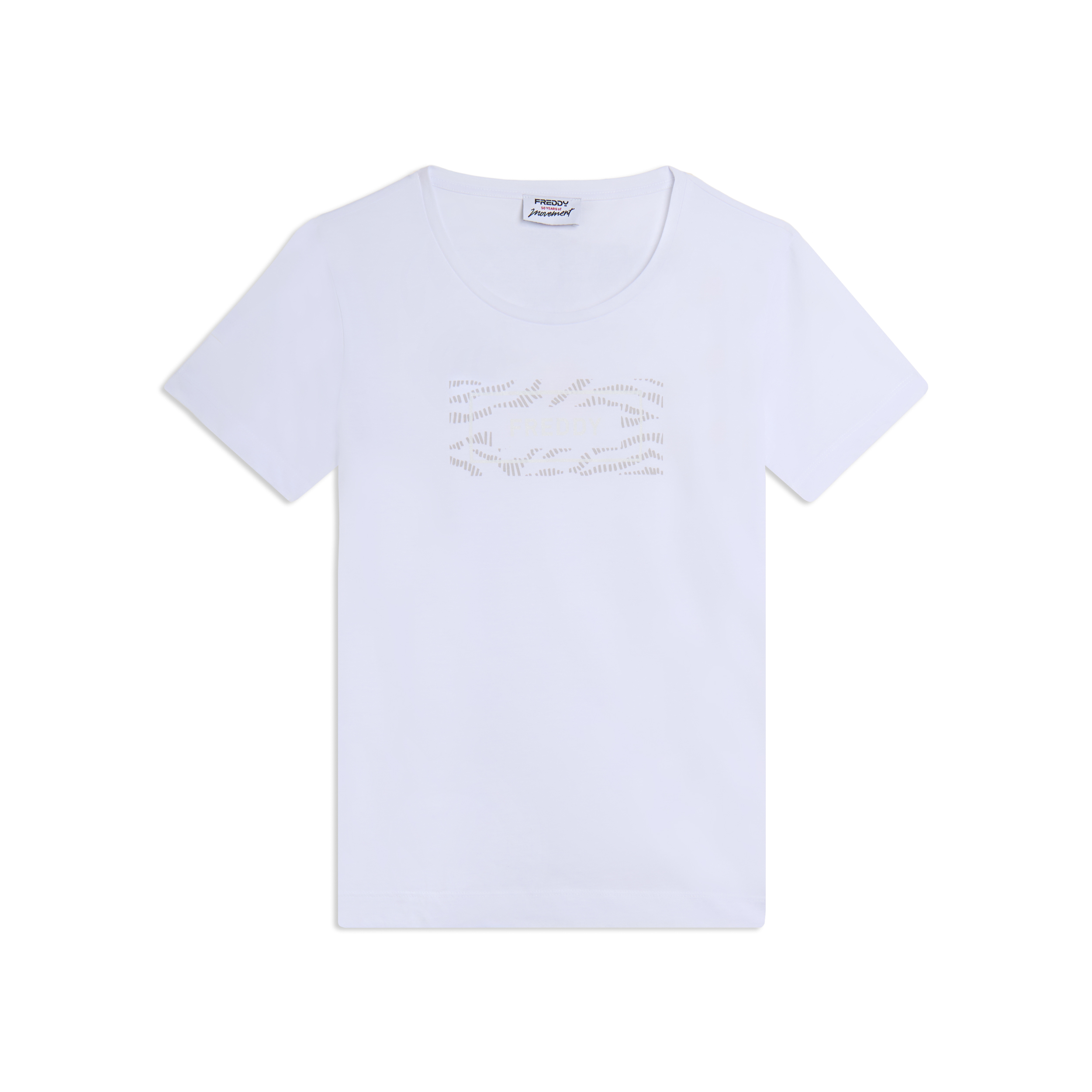 T-shirt con Logo FREDDY su Grafica Ondulata