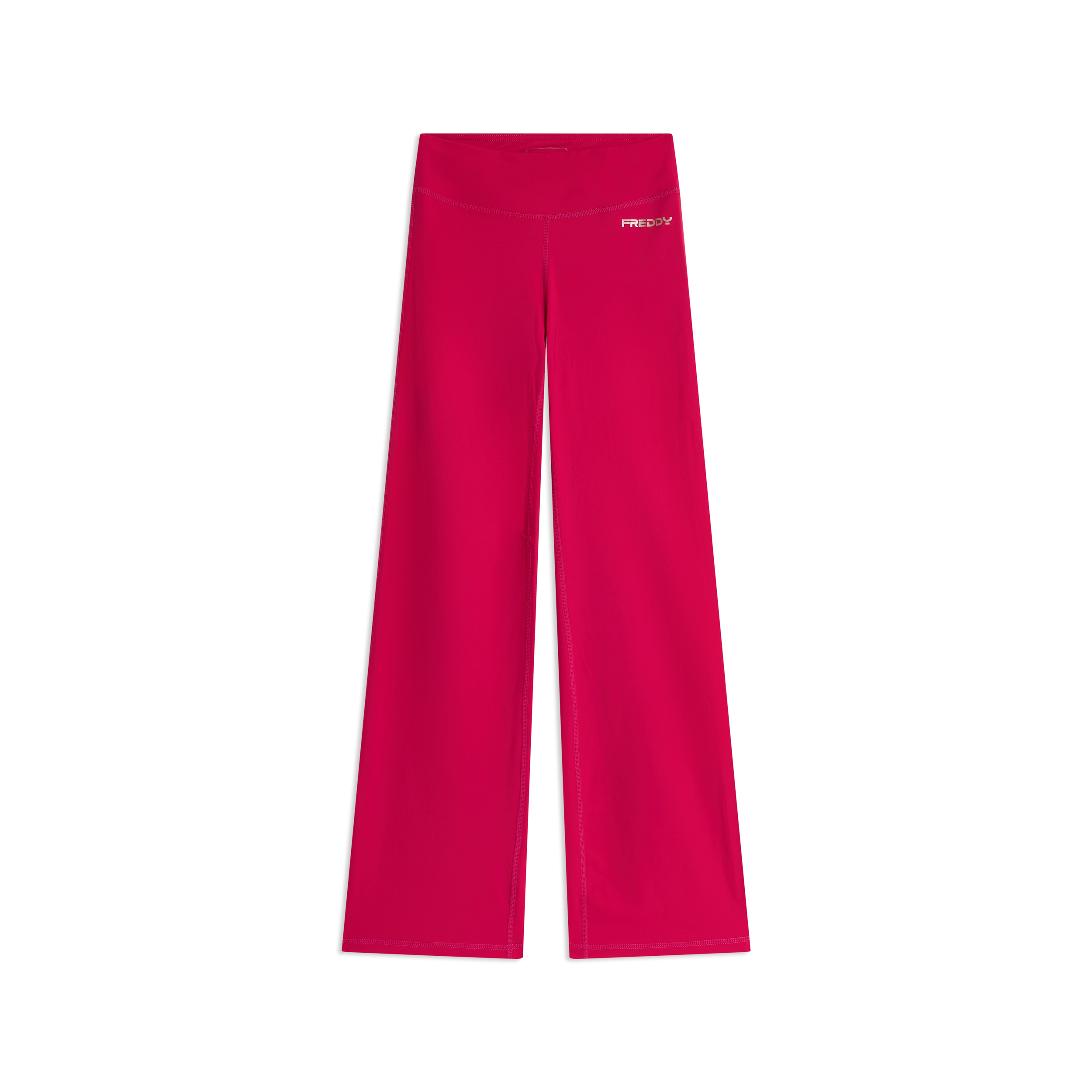 Leggings in tessuto quick dry vita alta con fondo a zampa