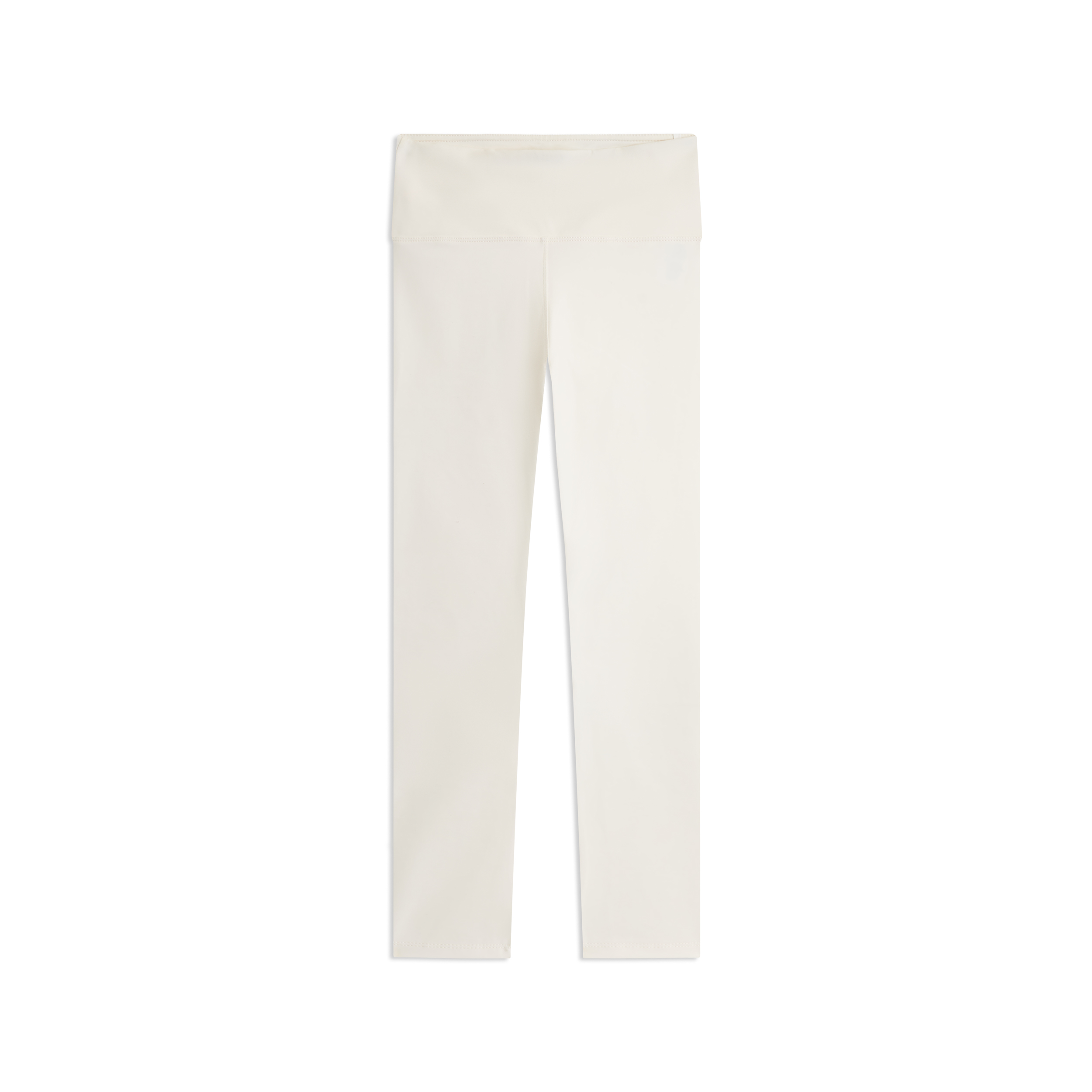 Leggings vita alta 7/8 in tessuto coated effetto pelle