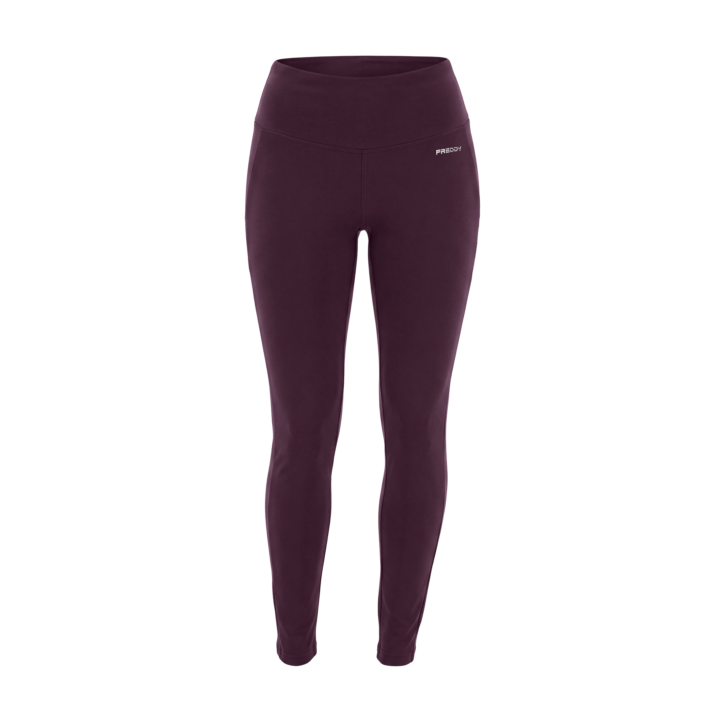 Leggings 7/8 Vita Alta in Cotone con Tecnologia No Slide