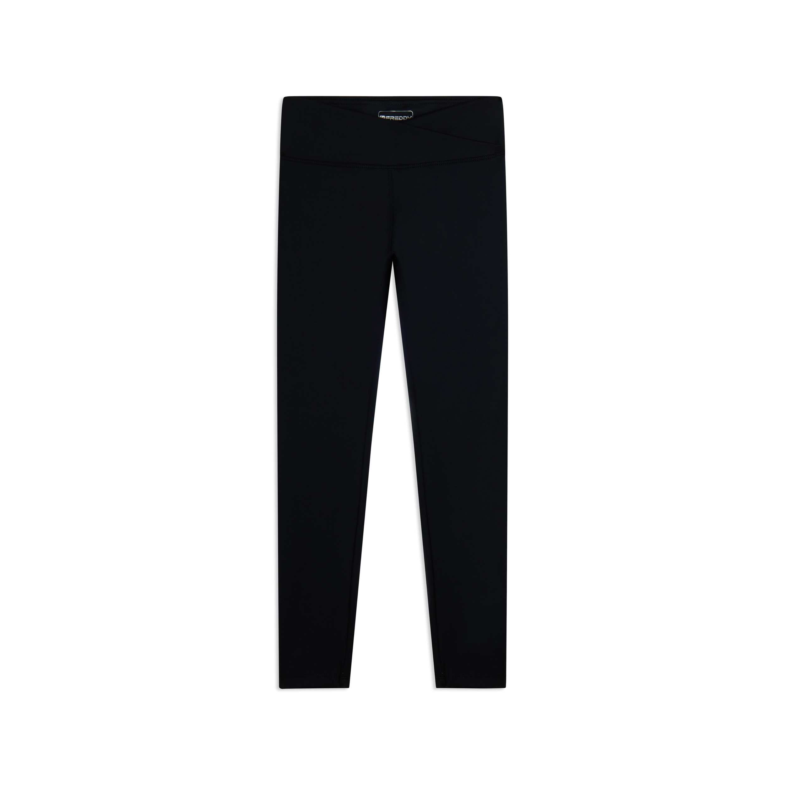 Leggings Vita Regular 7/8 in Jersey Coated Wet Effect