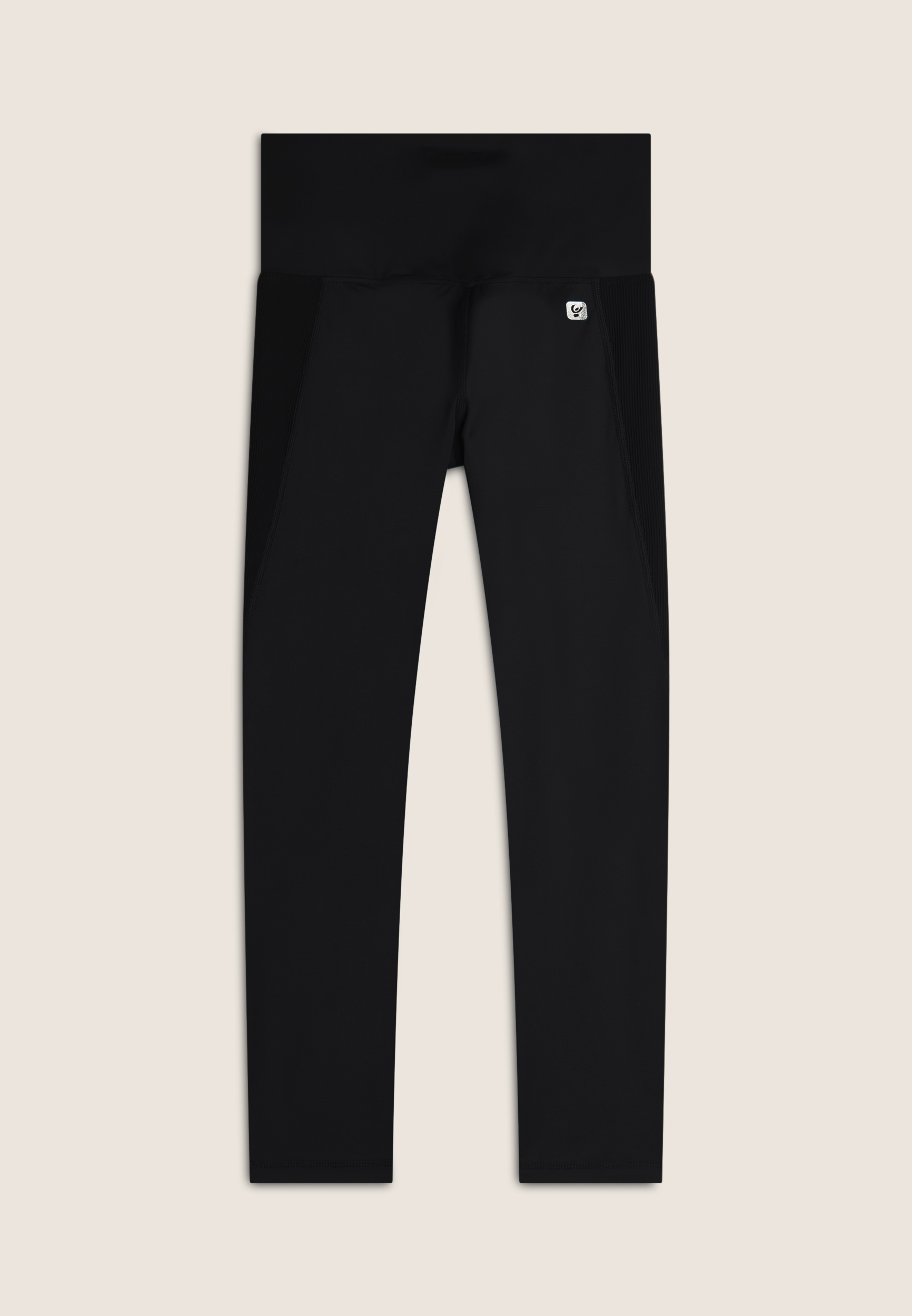 FREDDY Leggings deportivos de cintura alta 7/8 con inserciones de canalé - Imagen 5 de 9