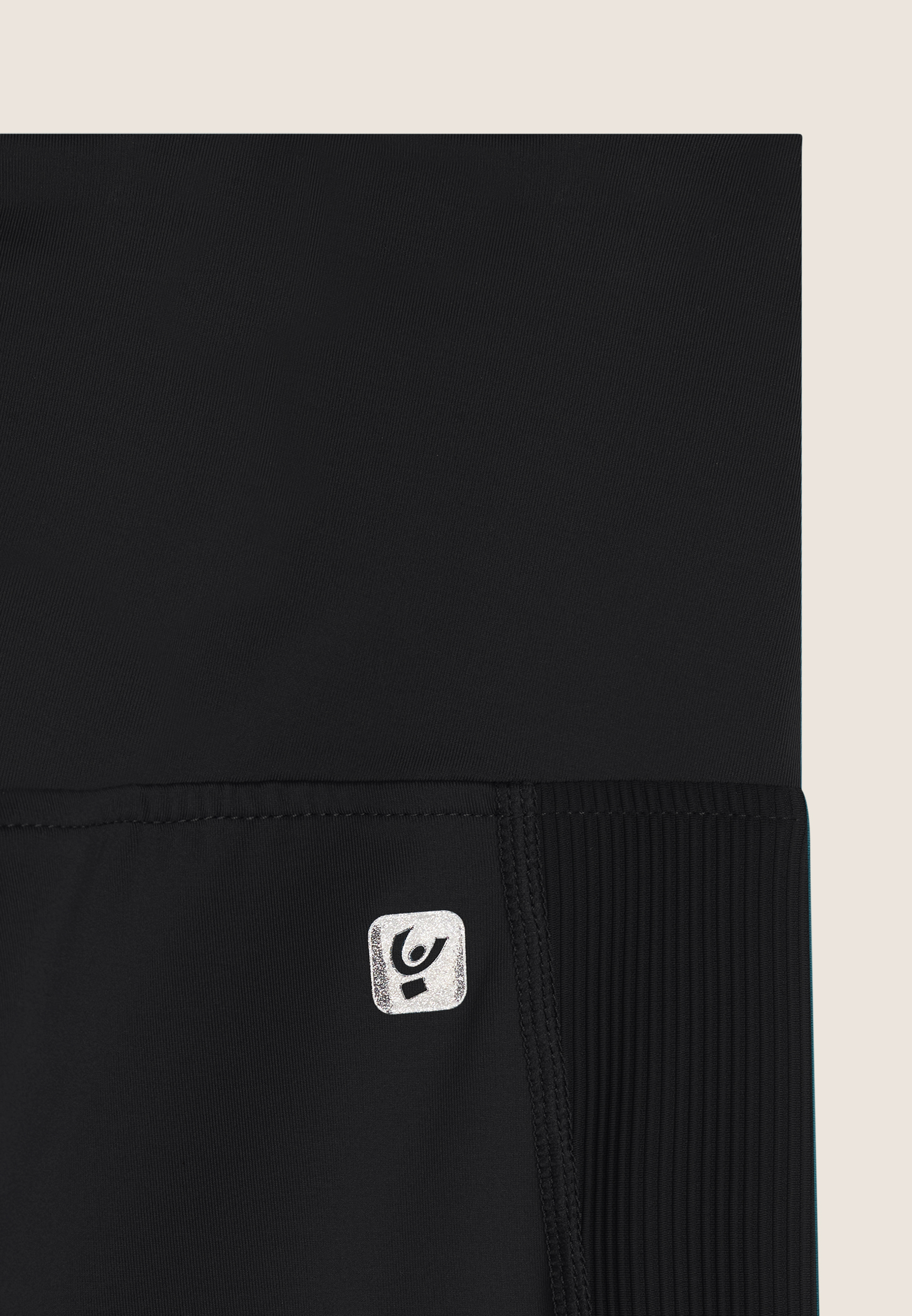 FREDDY Leggings deportivos de cintura alta 7/8 con inserciones de canalé - Imagen 6 de 9
