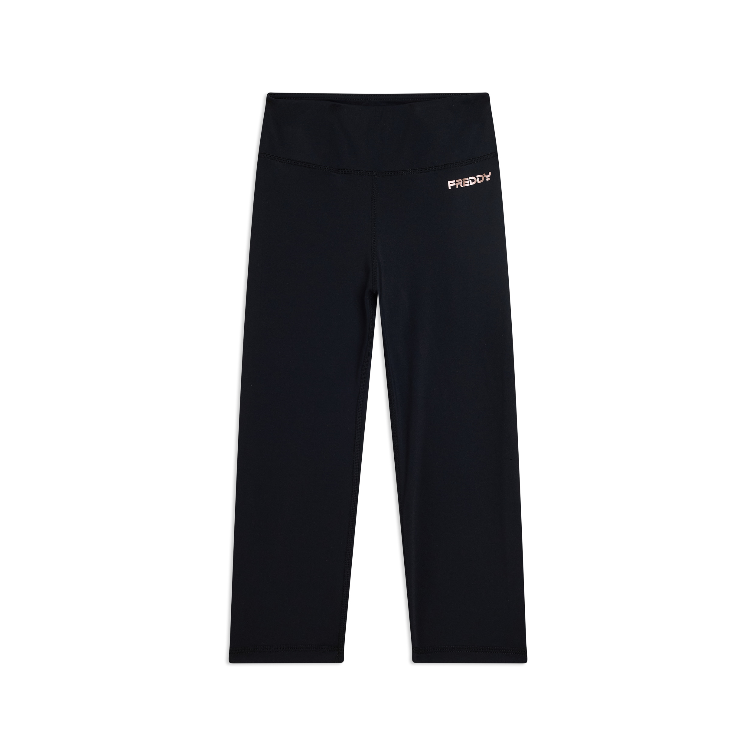 Leggings corsaro vita alta in tessuto tecnico quick dry