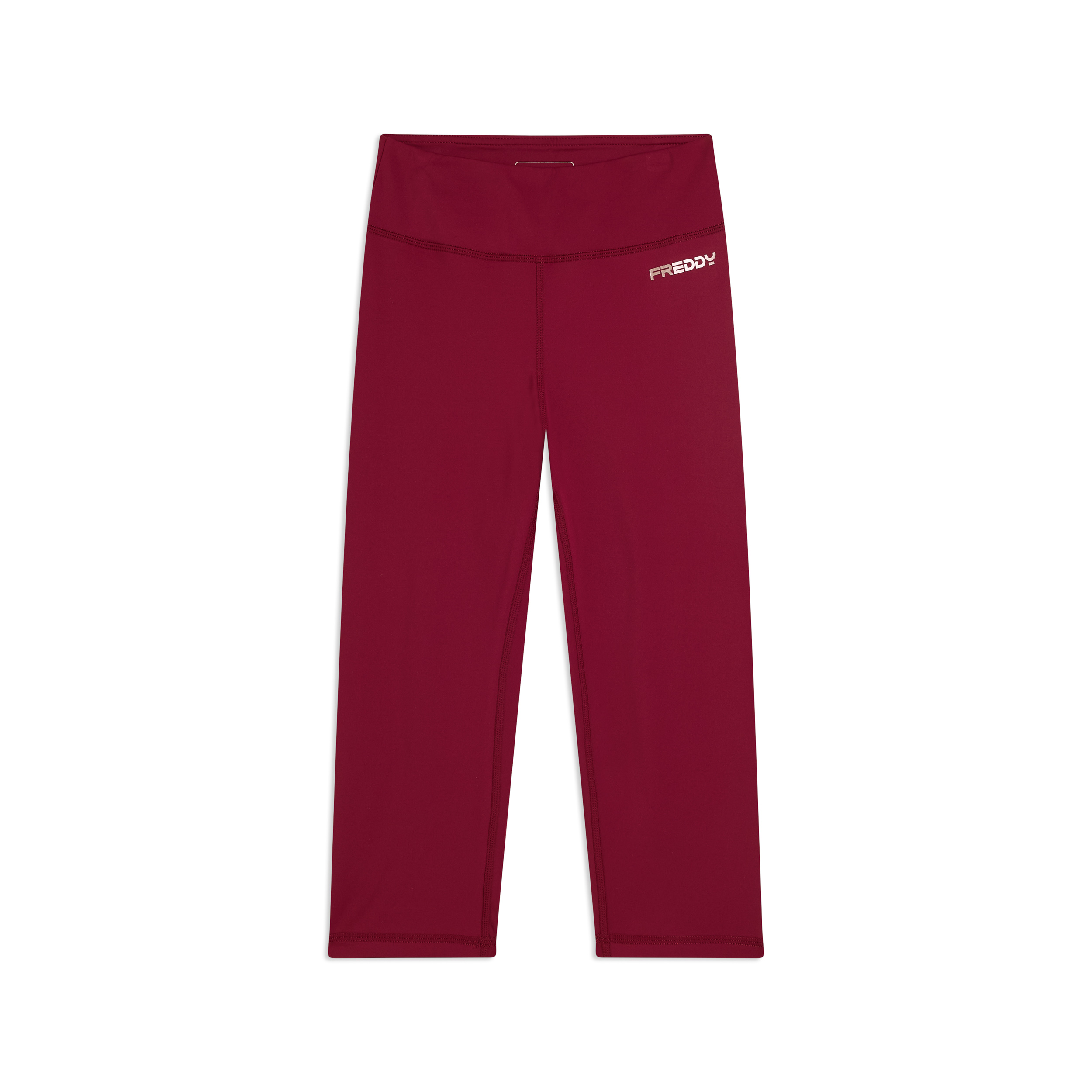 Leggings corsaro vita alta in tessuto tecnico quick dry