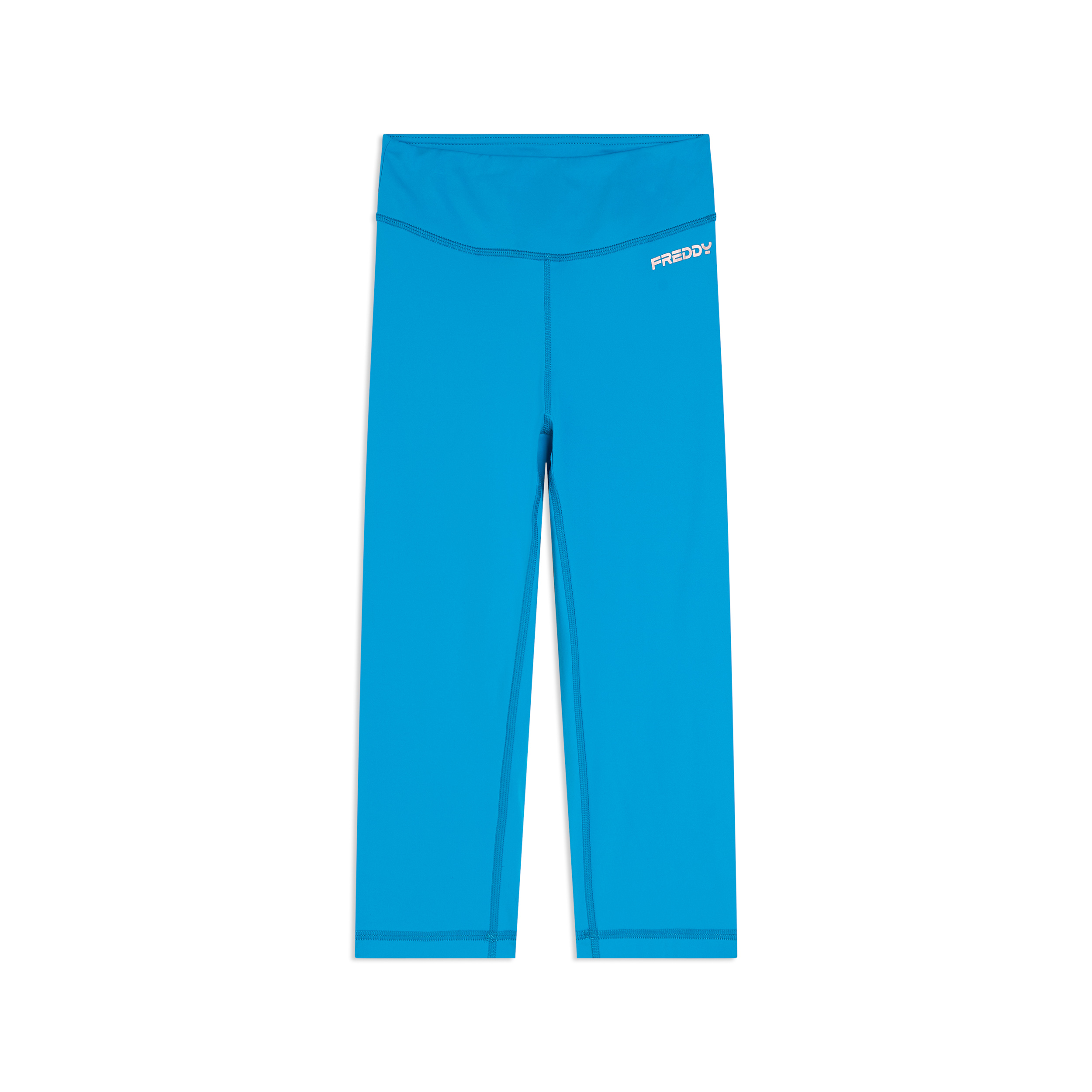Leggings corsaro vita alta in tessuto tecnico quick dry