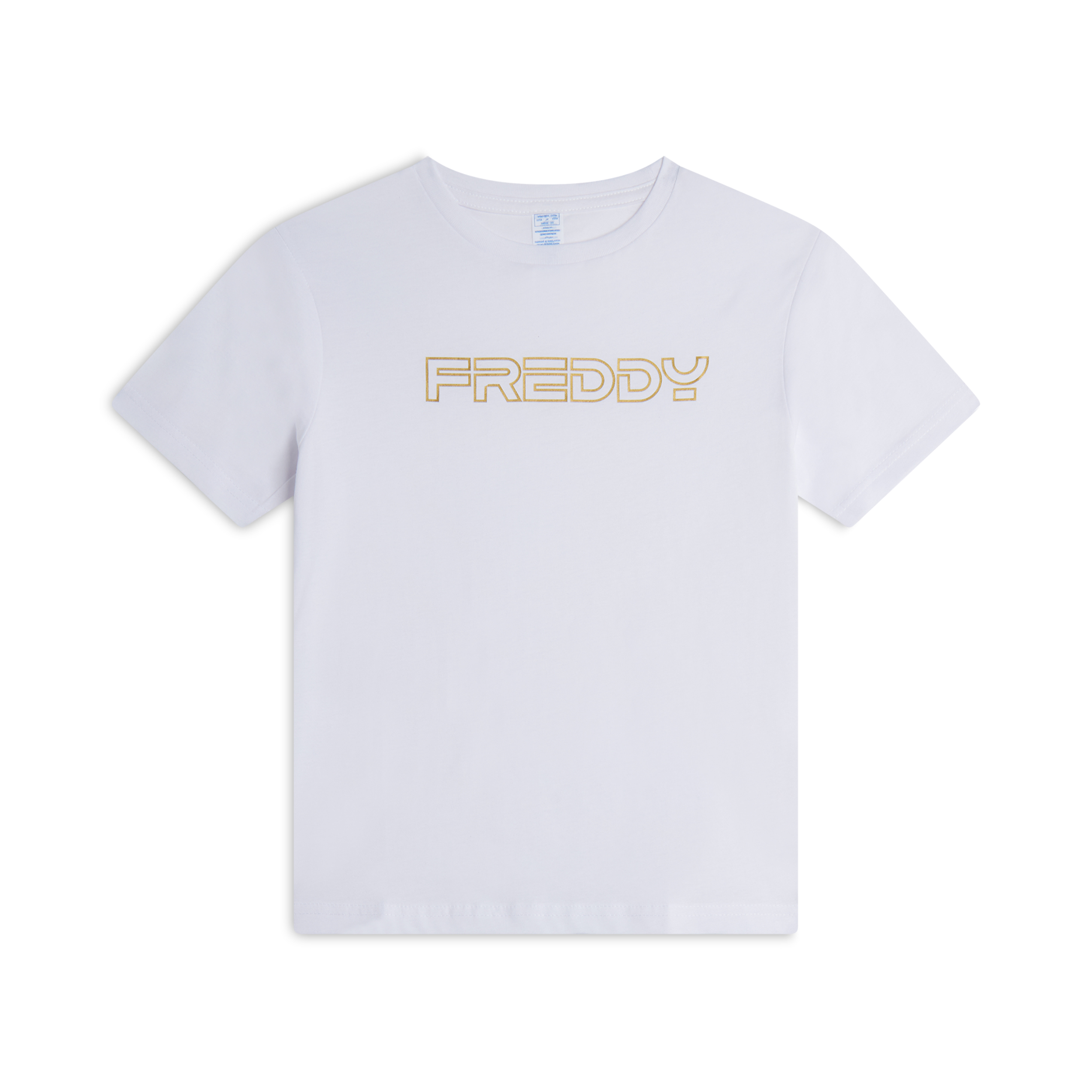 FREDDY Camiseta de niña de 100 % algodón con logotipo FREDDY - Imagen 4 de 6