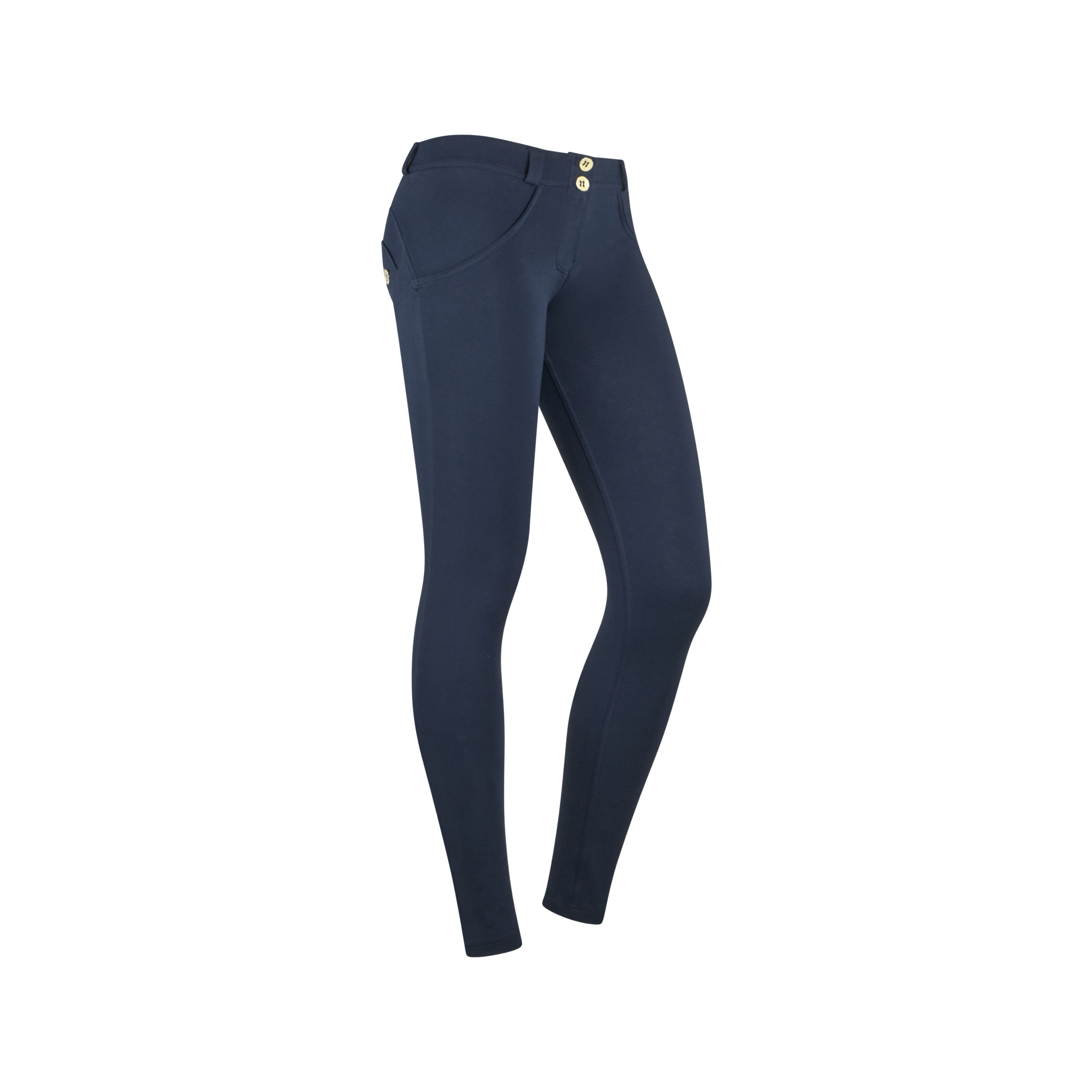Pantaloni push up WR.UP® in jersey organico vita bassa