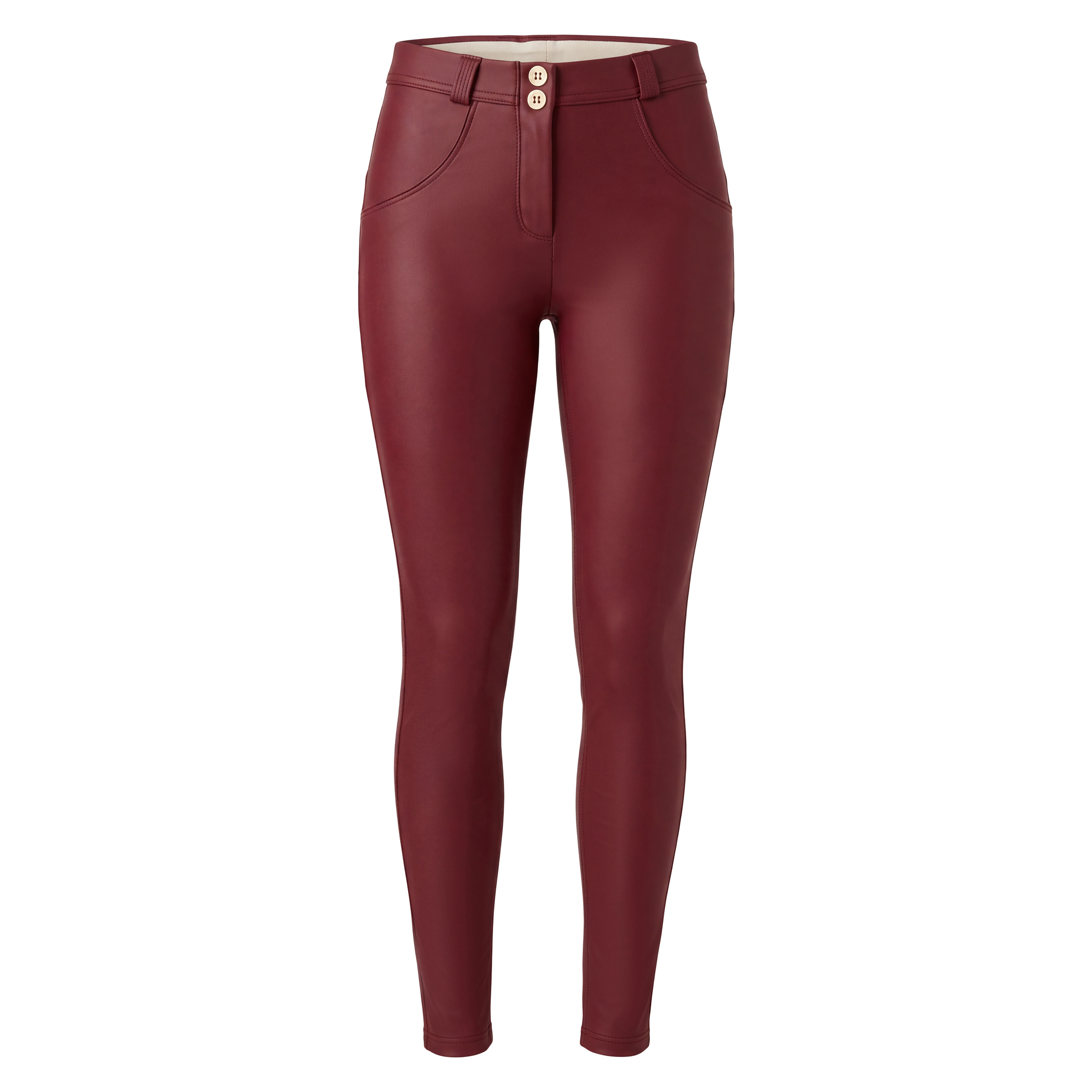 Pantaloni push up WR.UP® superskinny similpelle ecologica