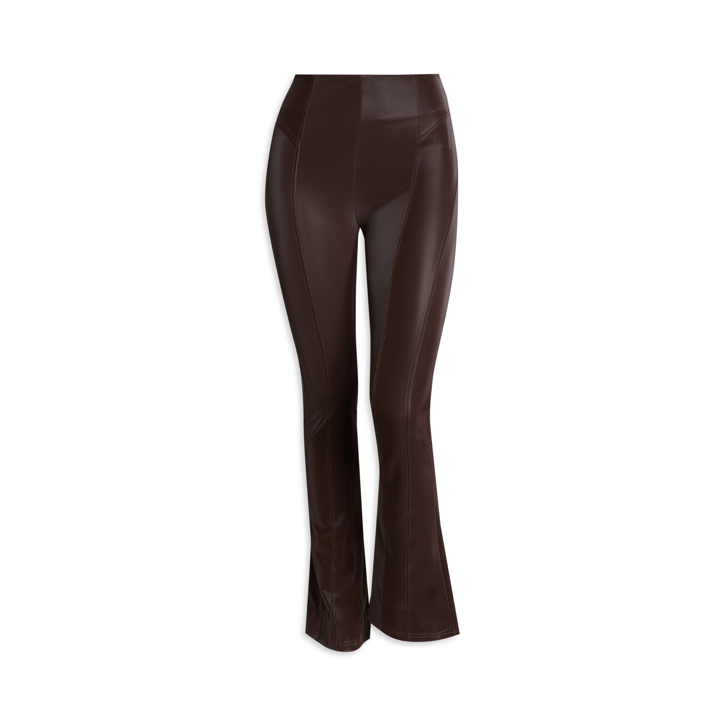 Pantaloni push up WR.UP® superskinny mini-flare wet
