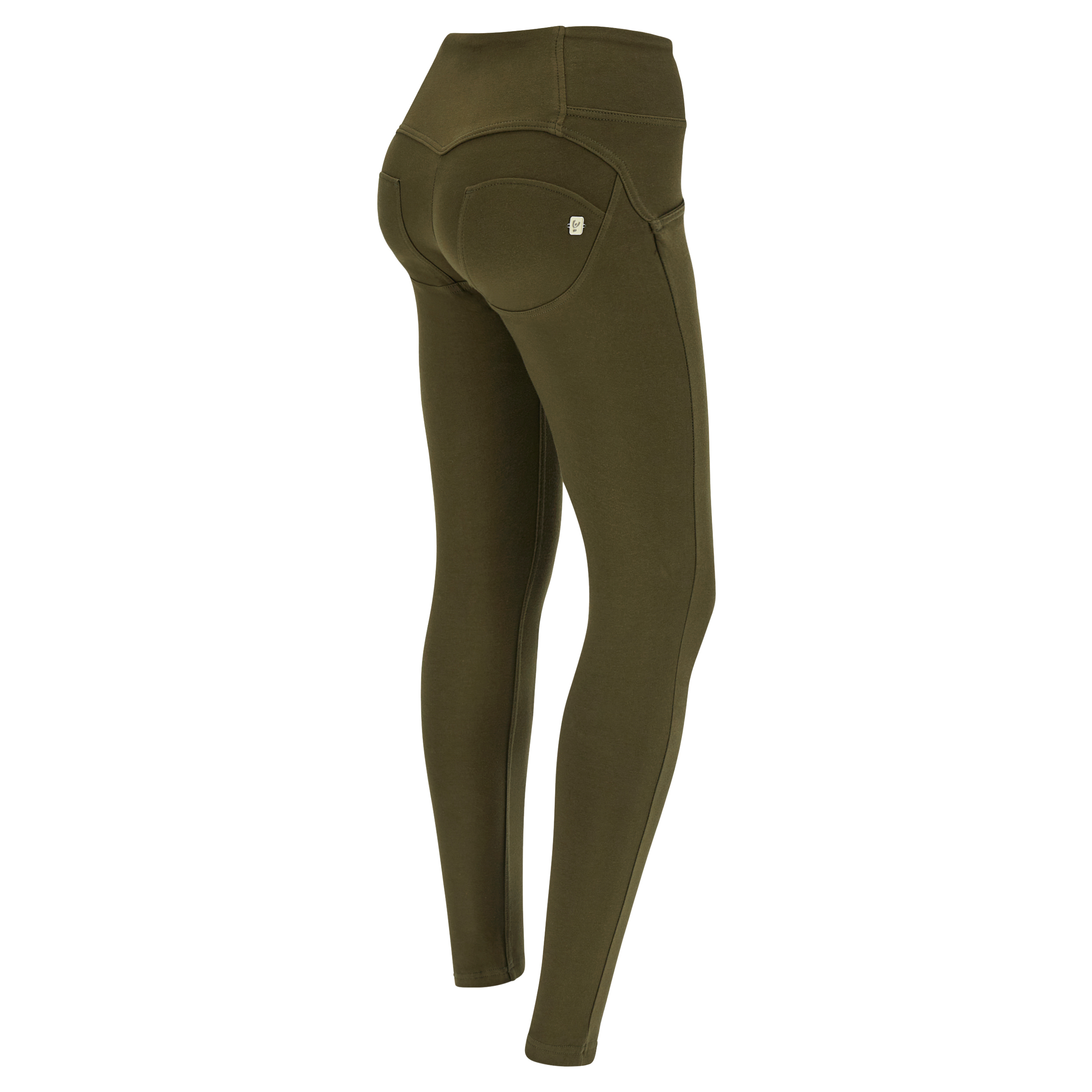 Pantaloni push up WR.UP® 7/8 vita media cotone organico