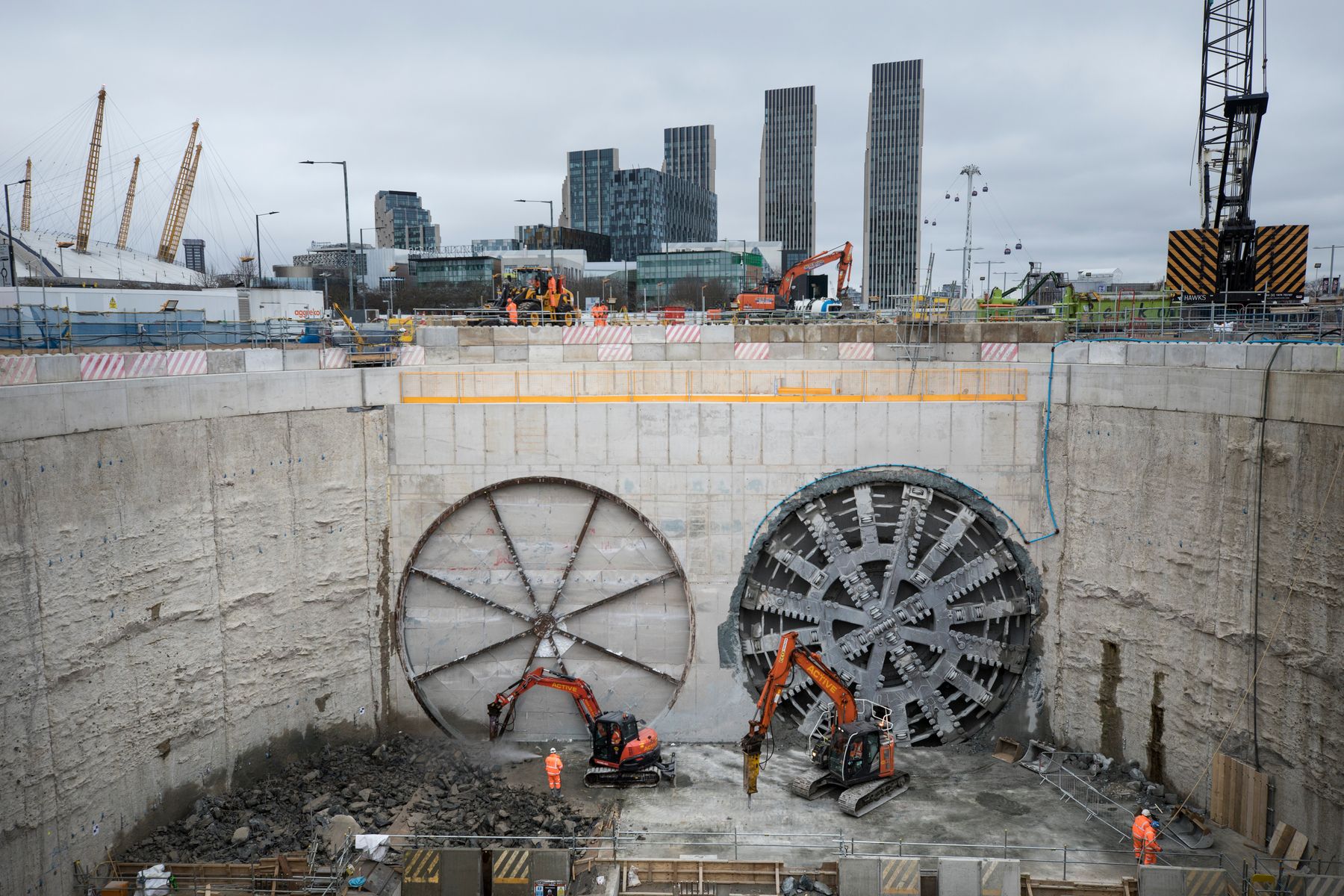 First bore of Silvertown Tunnel completes