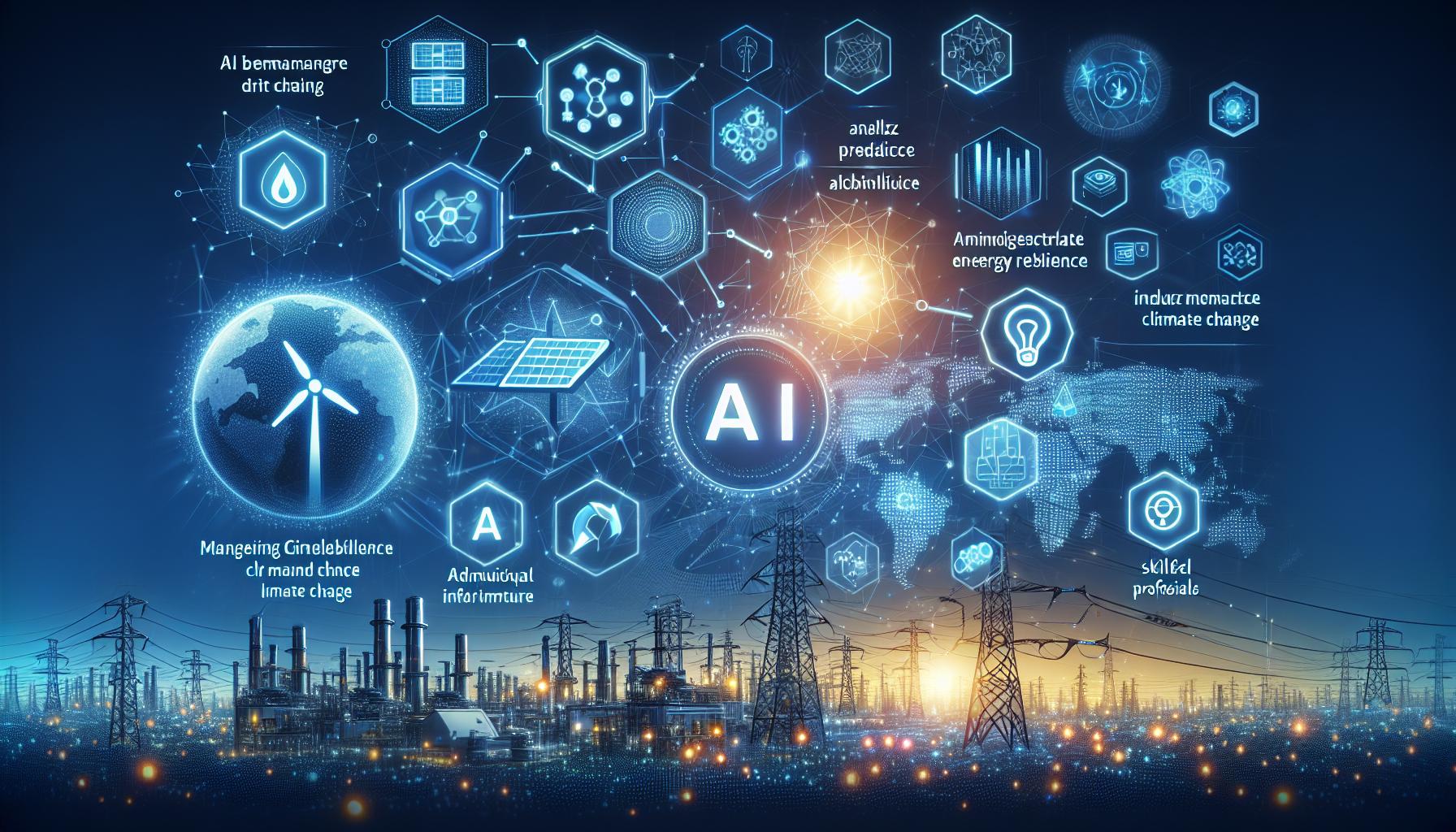 Leveraging AI for managing energy grid resilience in a changing climate Leveraging AI for managing energy grid resilience in a changing climate