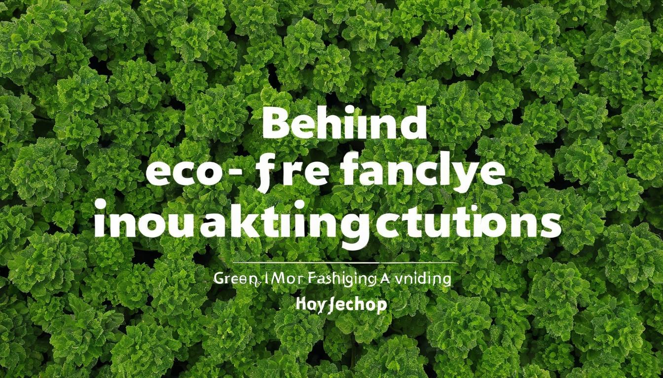 The quiet rebellion of sustainable fashion: why luxury's green claims are facing scrutiny