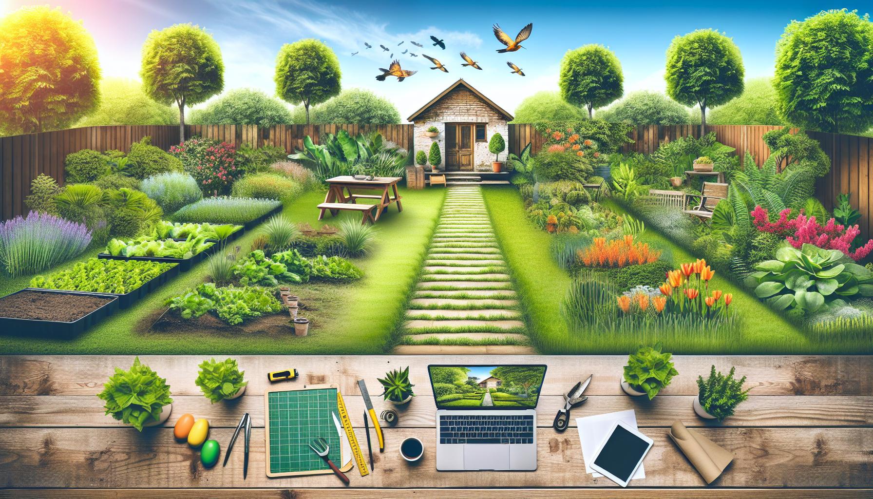 Transformação do jardim: do deserto ao paraíso