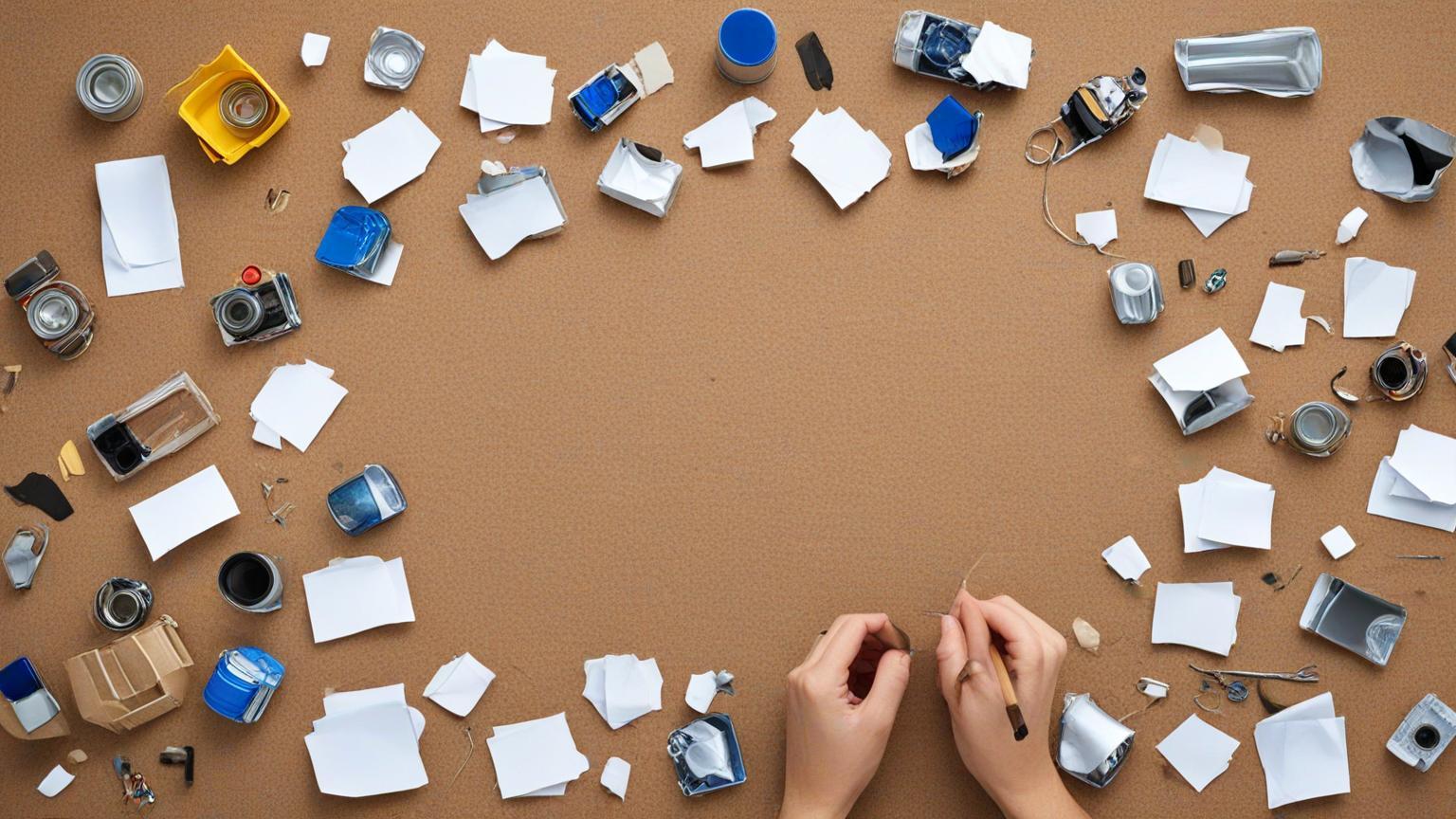 El arte del reciclaje: transformar objetos desechados en piezas decorativas únicas