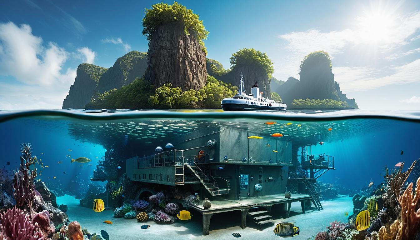 The hidden world of underwater lakes and rivers