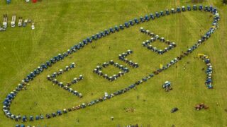 Ford tractors get in gear, charity harvest day