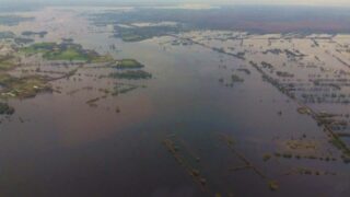 Significant amount of farmland flooded, as rivers are closely monitored