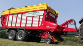 New high output Pöttinger silage wagon on the market
