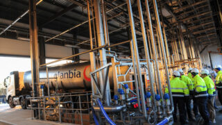 First milk goes through Glanbia’s Belview plant