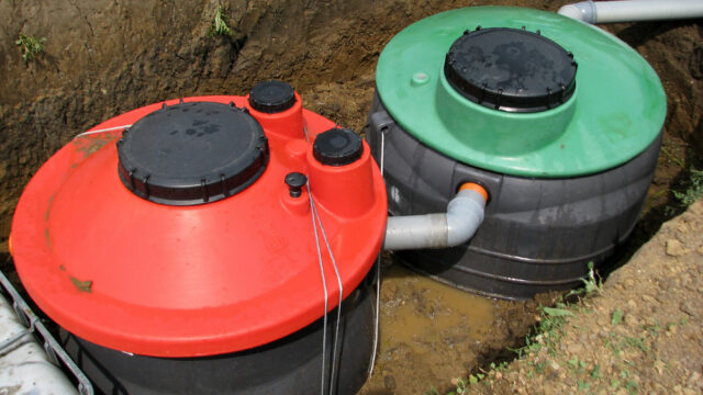 septic tanks